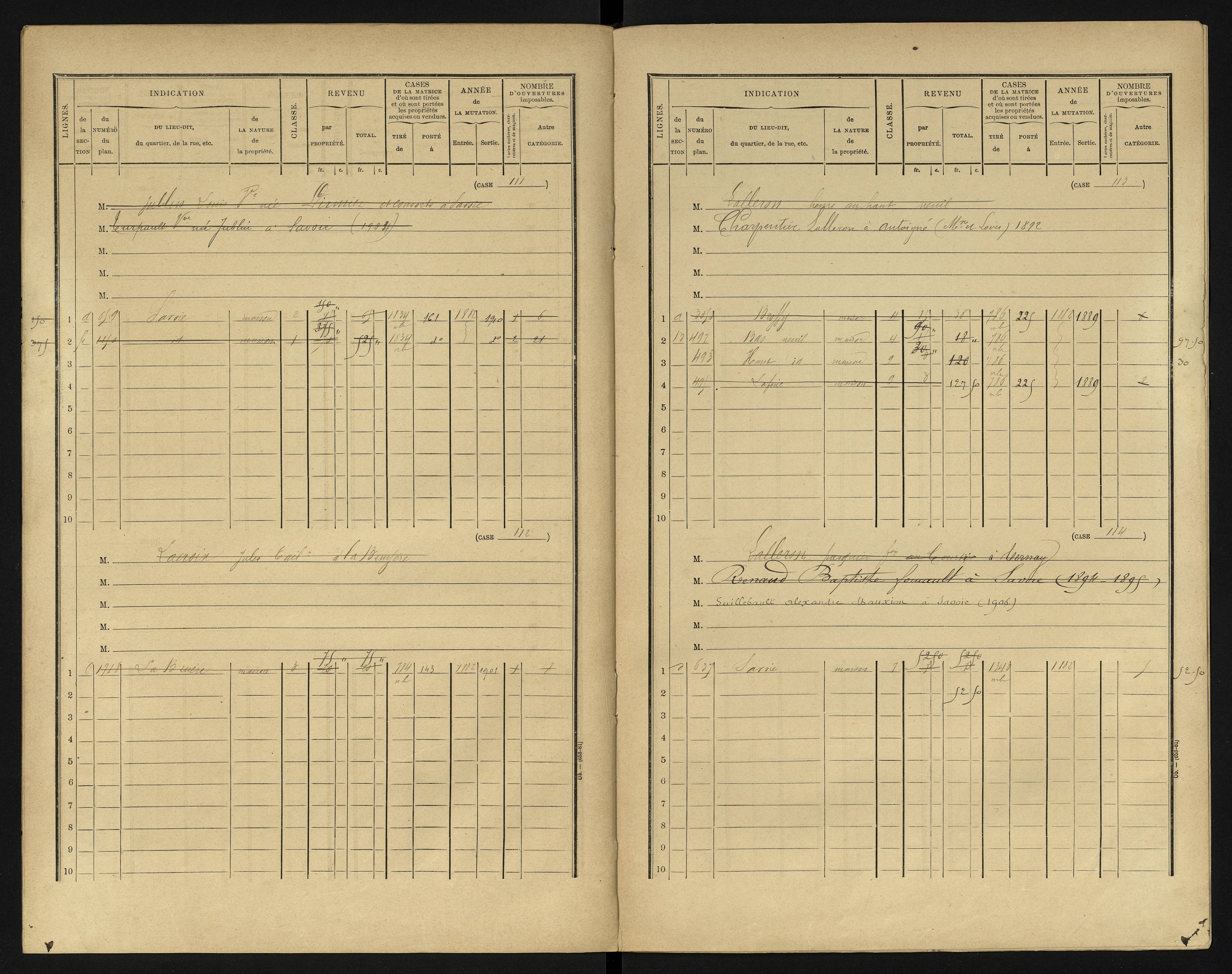 Berrie - FRAD086_cadastre Cases 1-280 