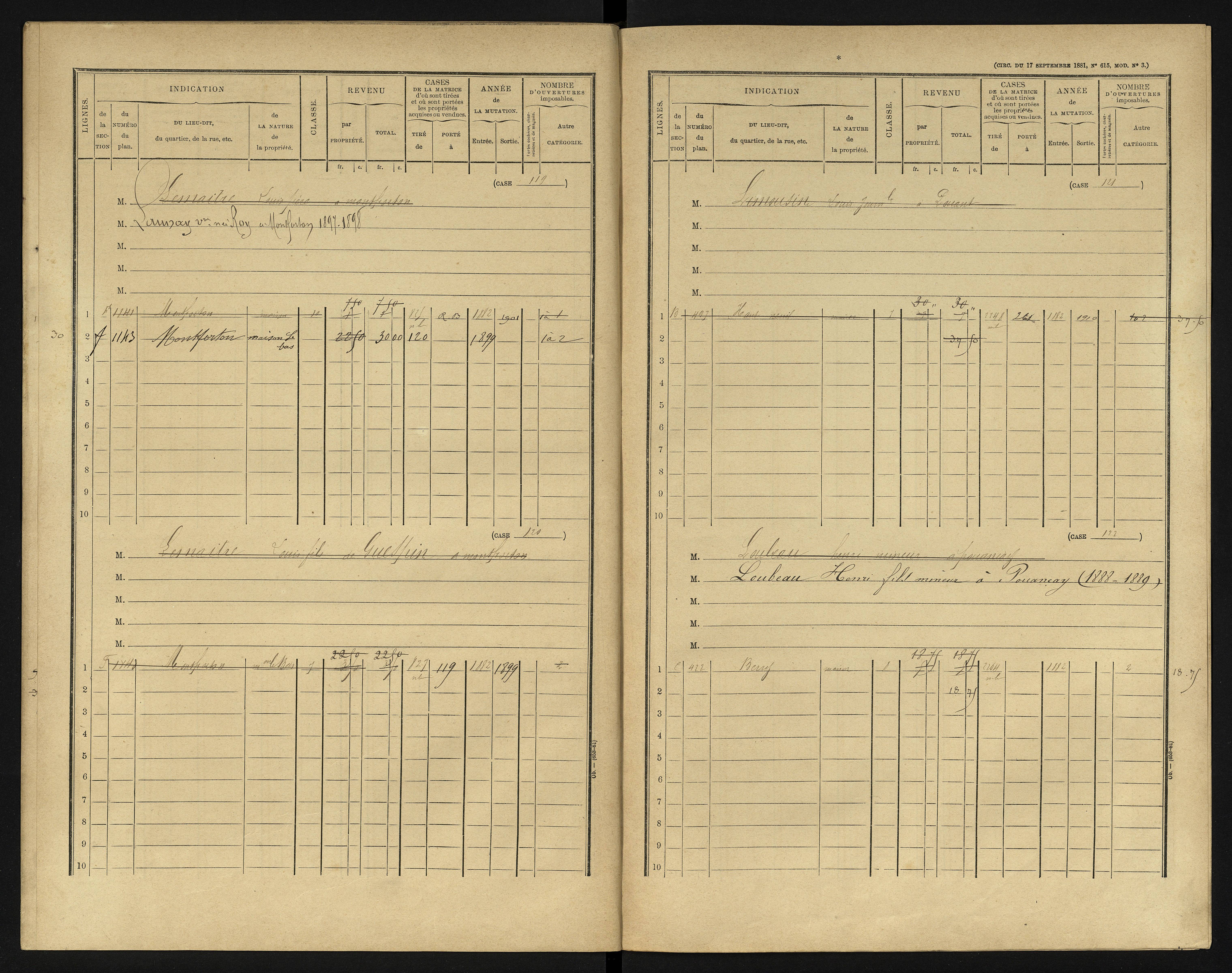 Berrie - FRAD086_cadastre Cases 1-280 