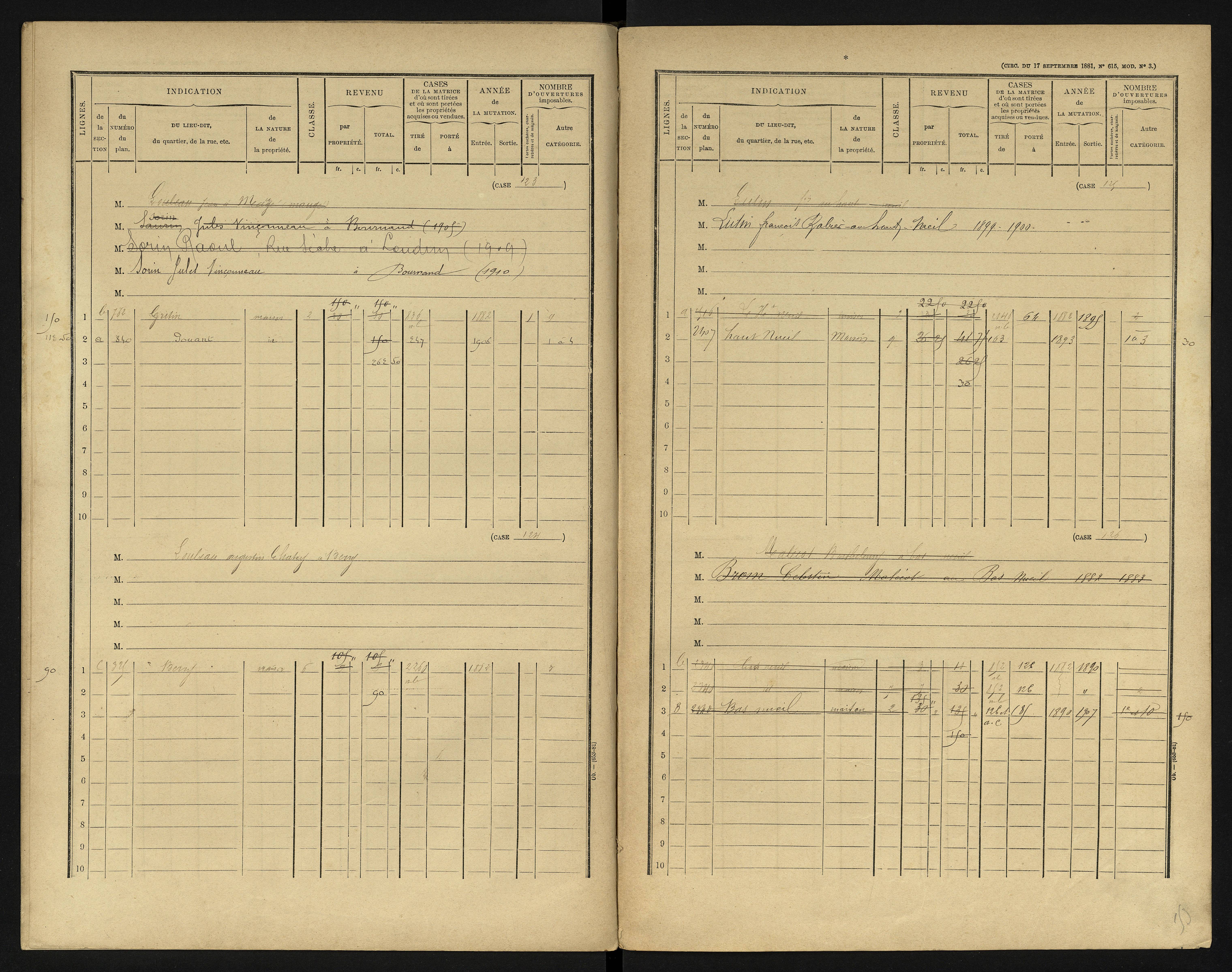 Berrie - FRAD086_cadastre Cases 1-280 
