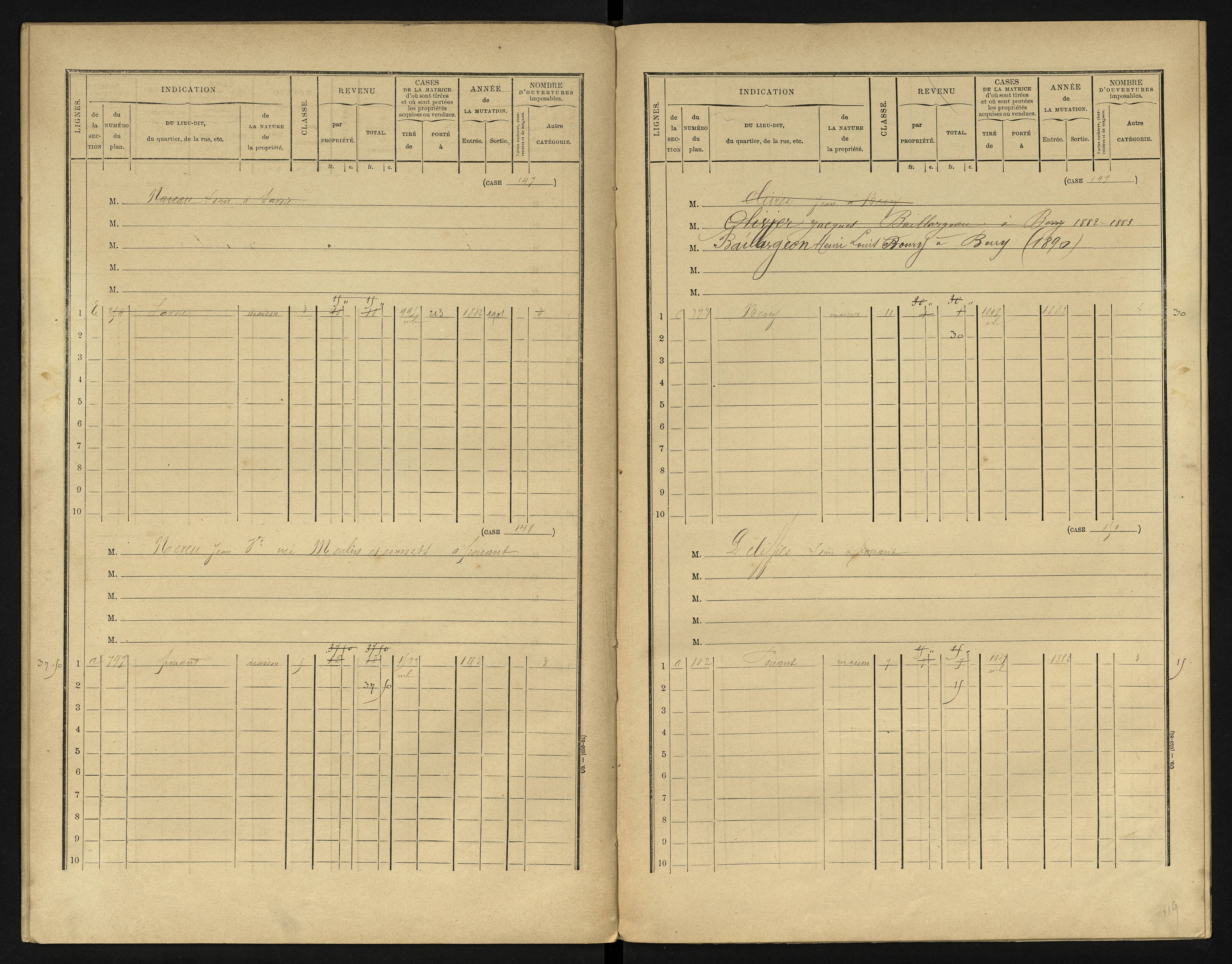 Berrie - FRAD086_cadastre Cases 1-280 