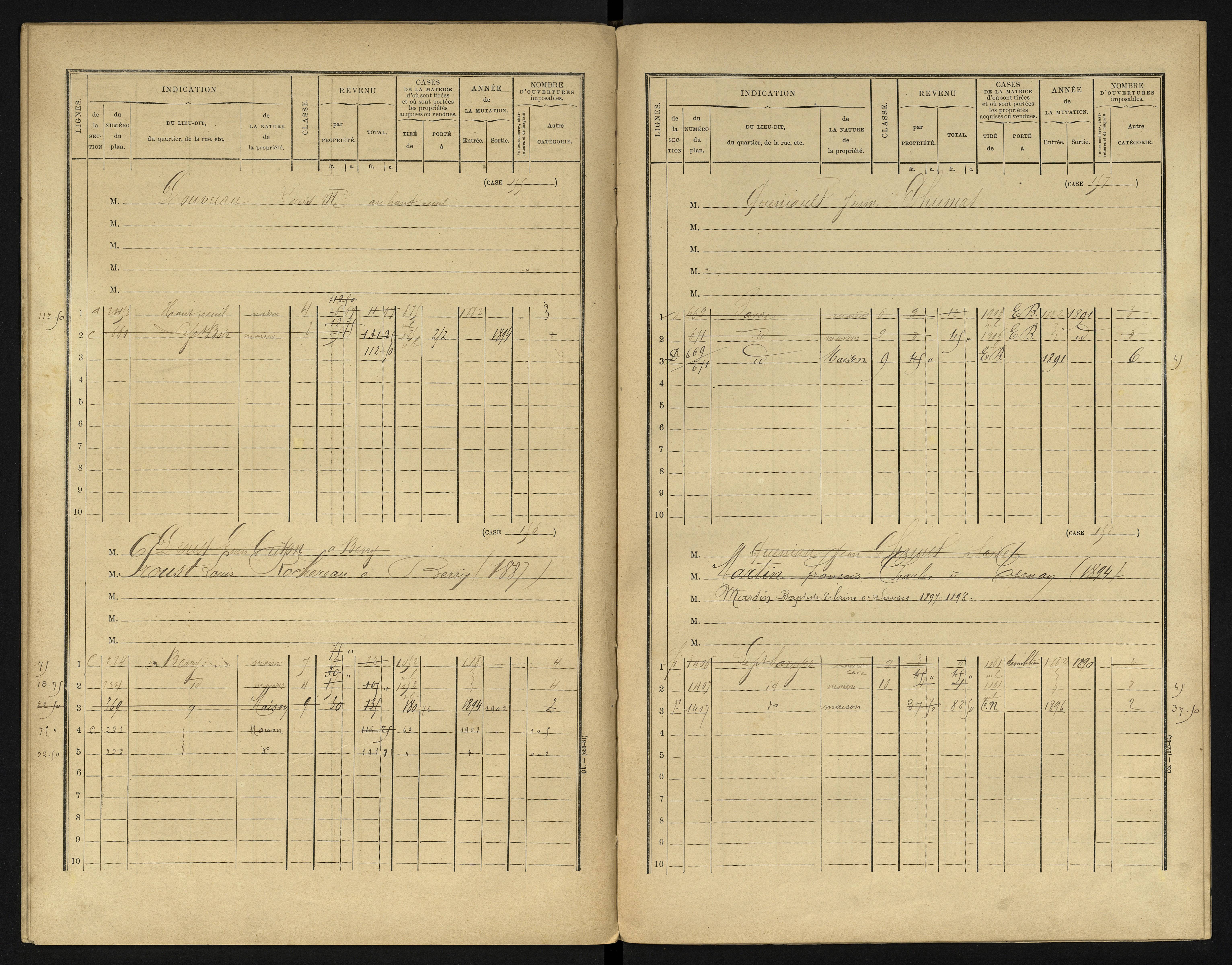 Berrie - FRAD086_cadastre Cases 1-280 