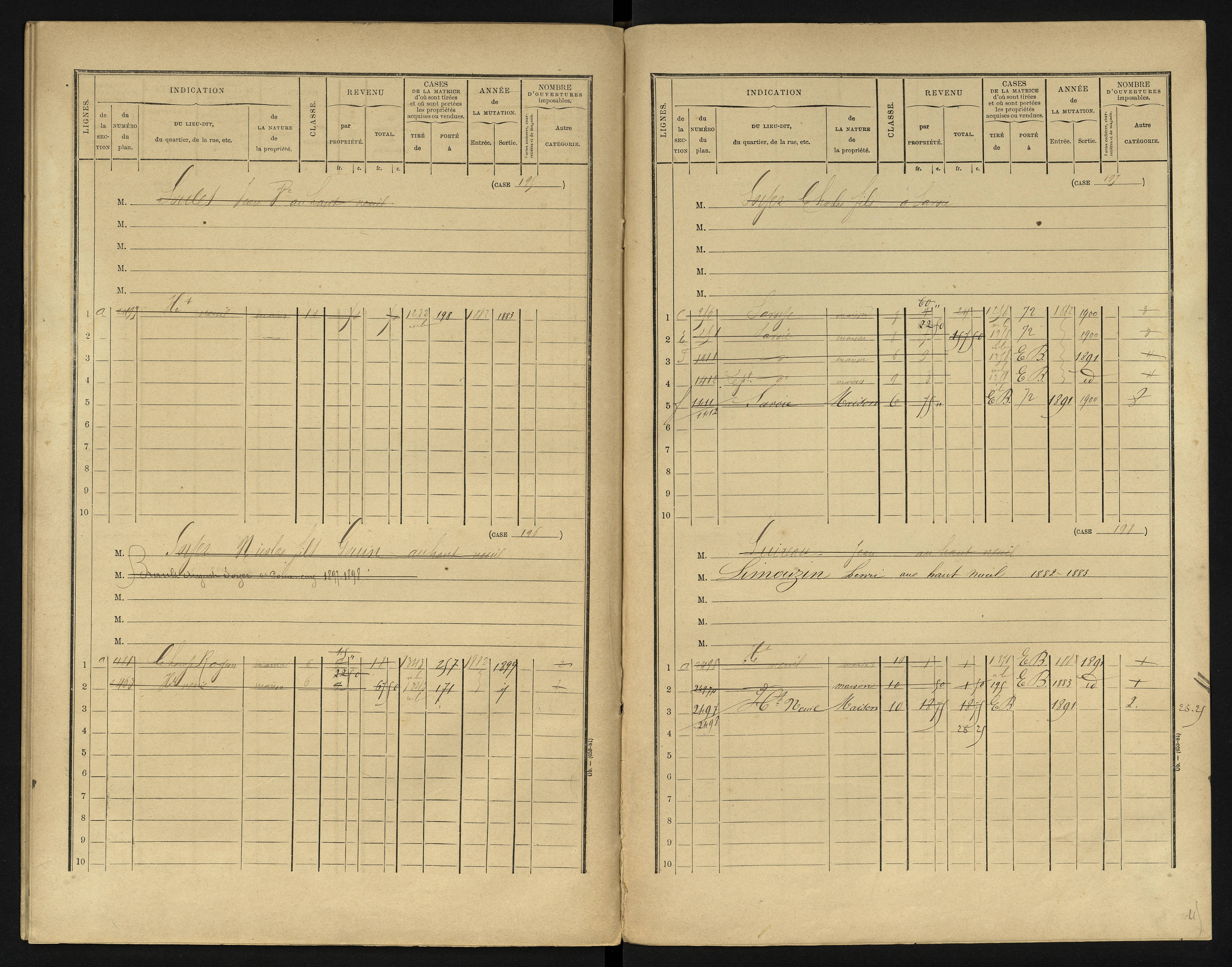 Berrie - FRAD086_cadastre Cases 1-280 