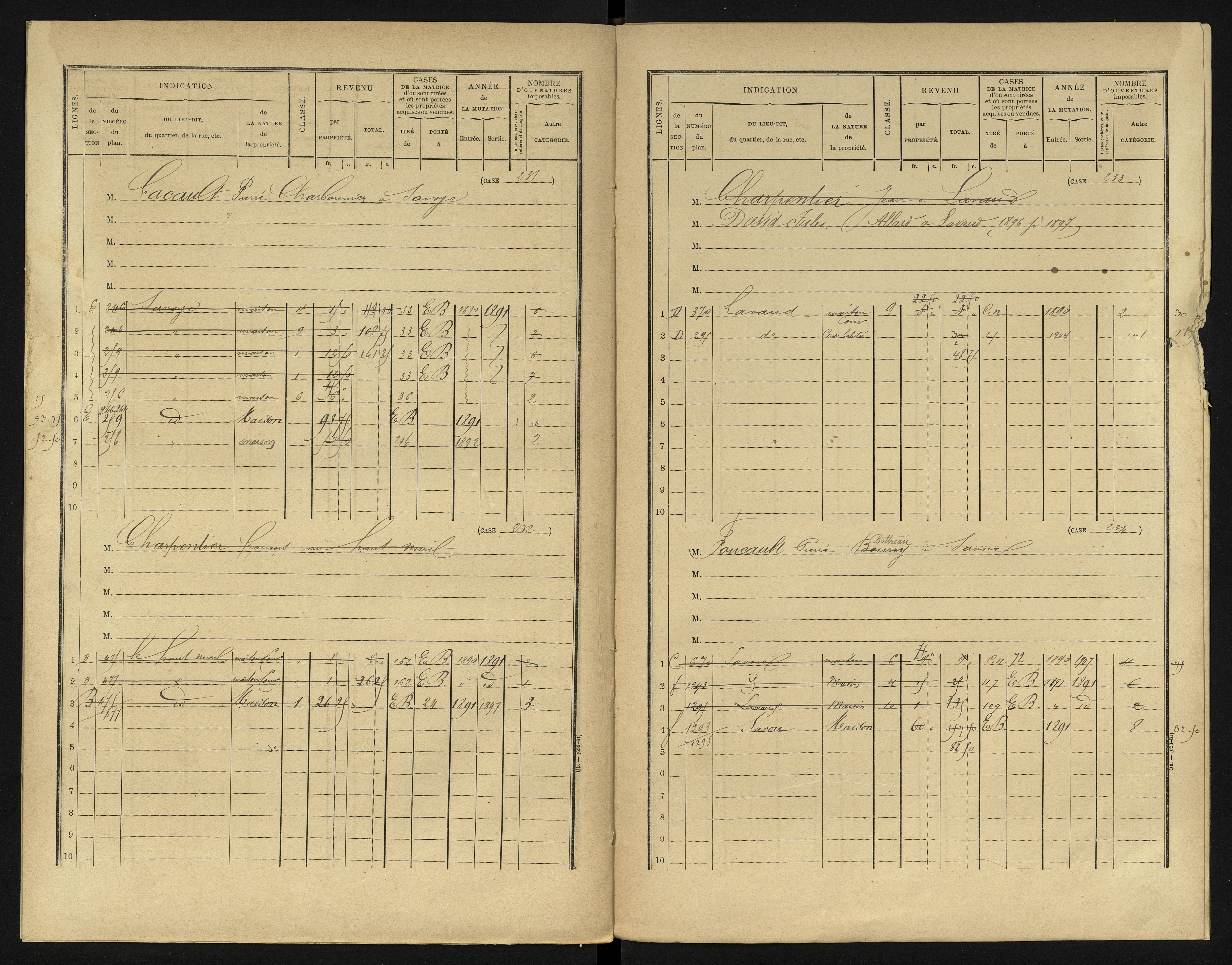 Berrie - FRAD086_cadastre Cases 1-280 