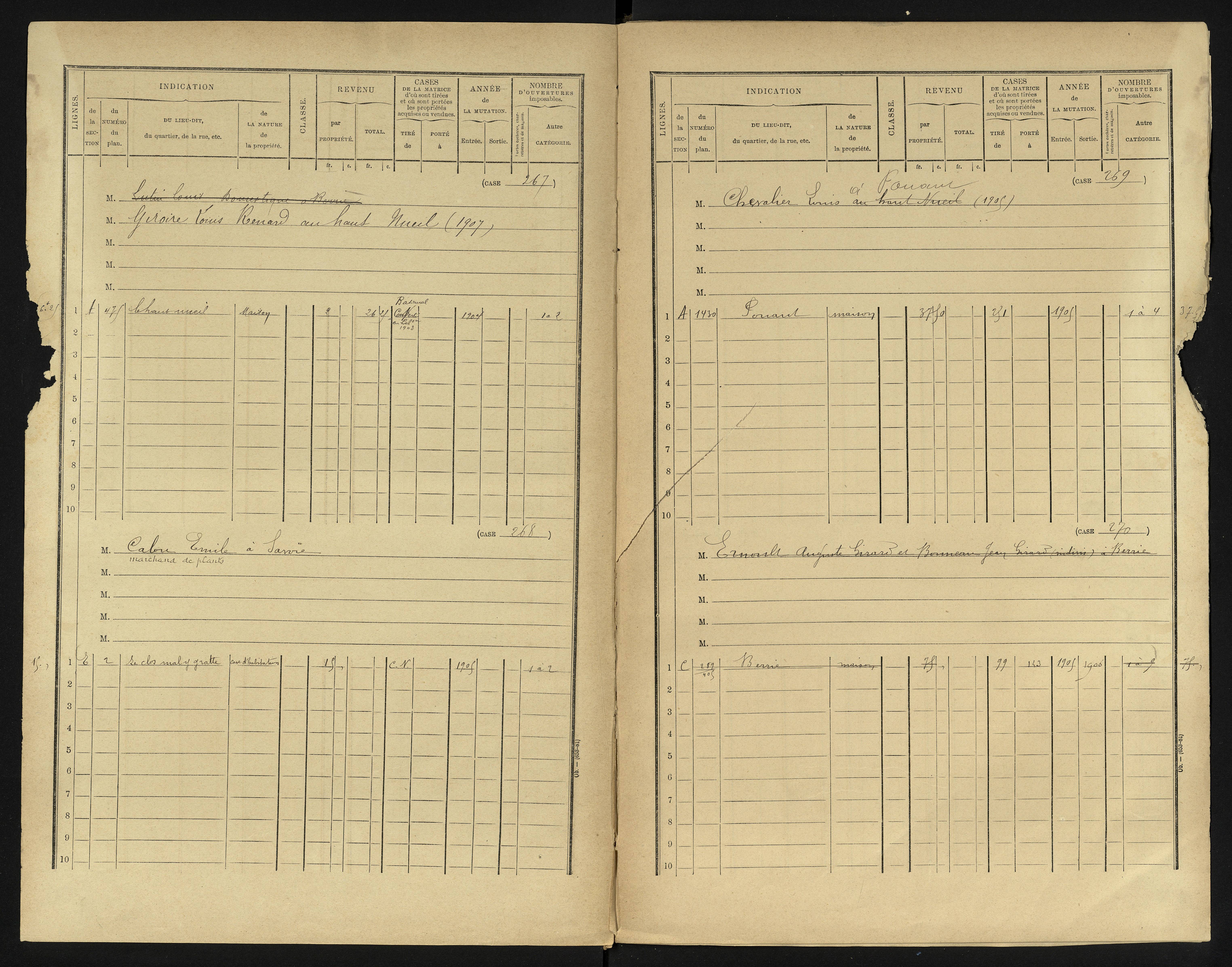 Berrie - FRAD086_cadastre Cases 1-280 