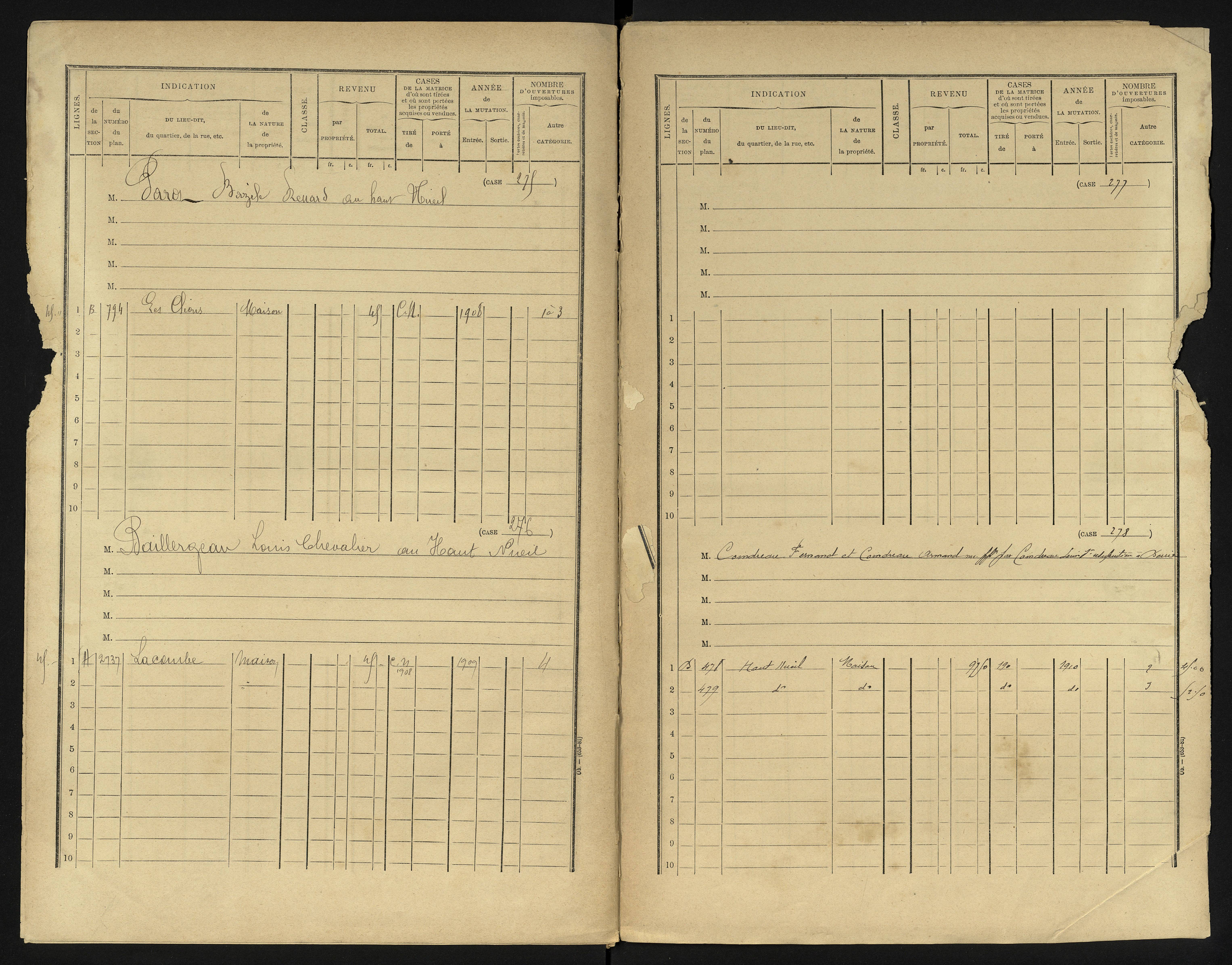 Berrie - FRAD086_cadastre Cases 1-280 