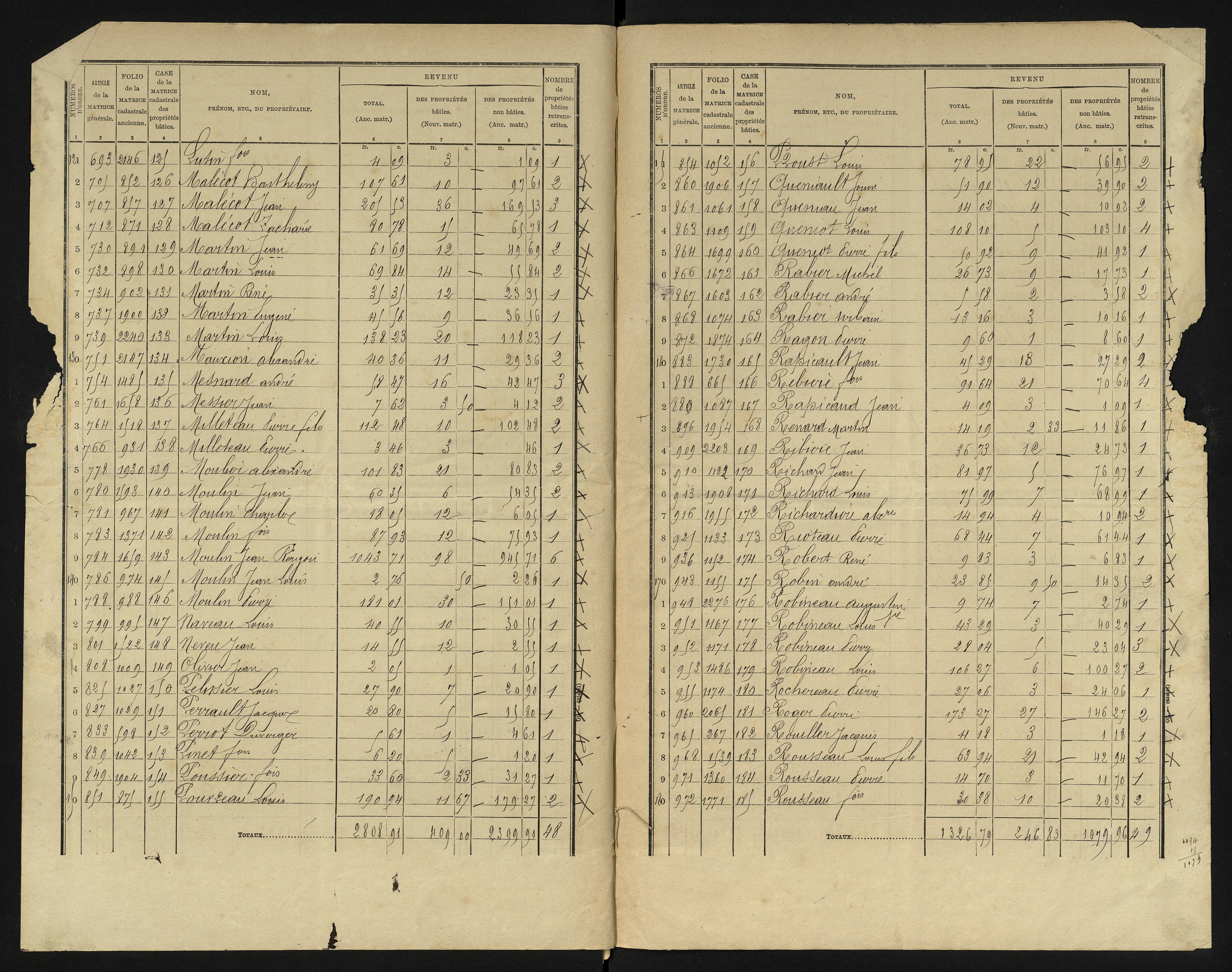 Berrie - FRAD086_cadastre Cases 1-280 