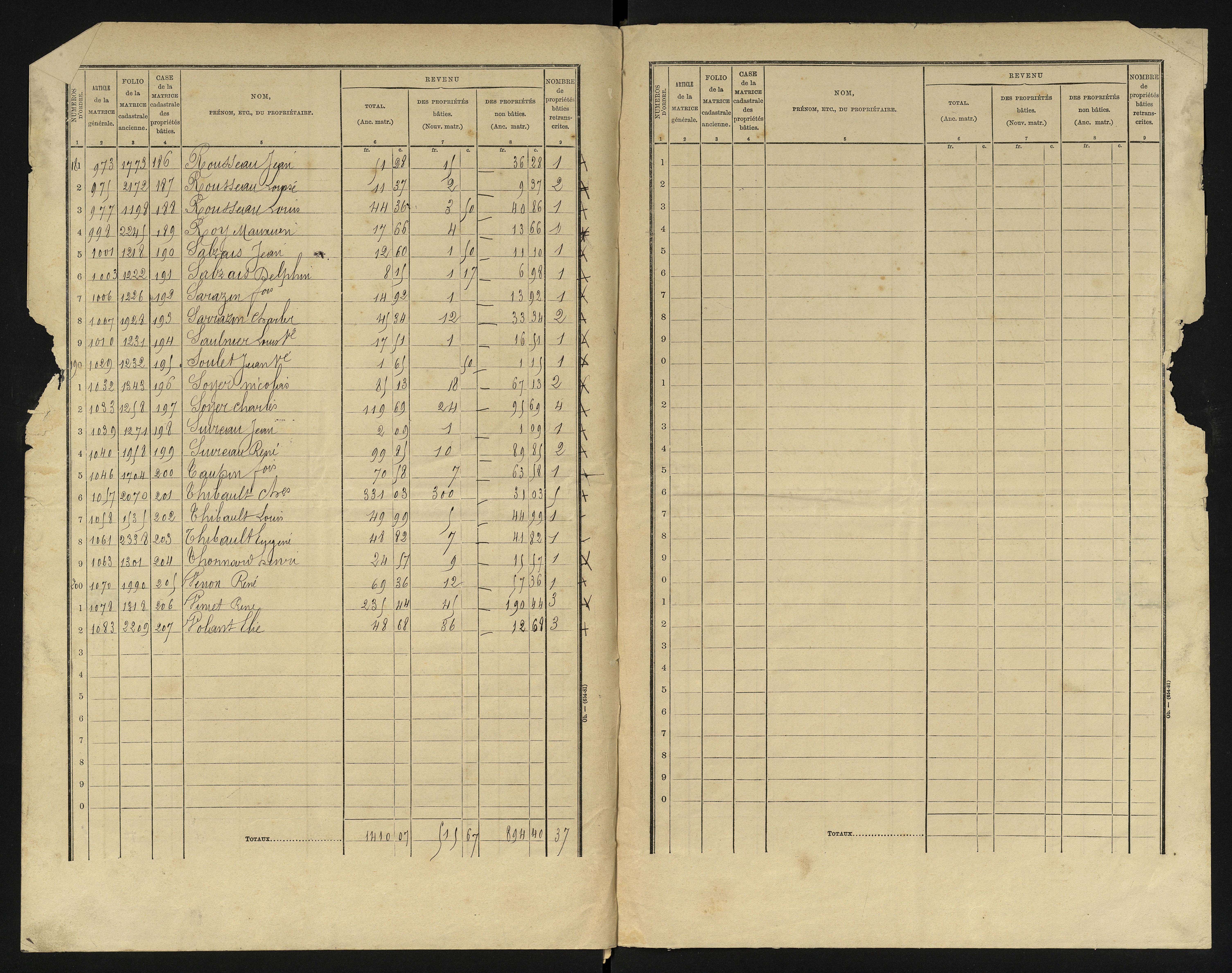Berrie - FRAD086_cadastre Cases 1-280 
