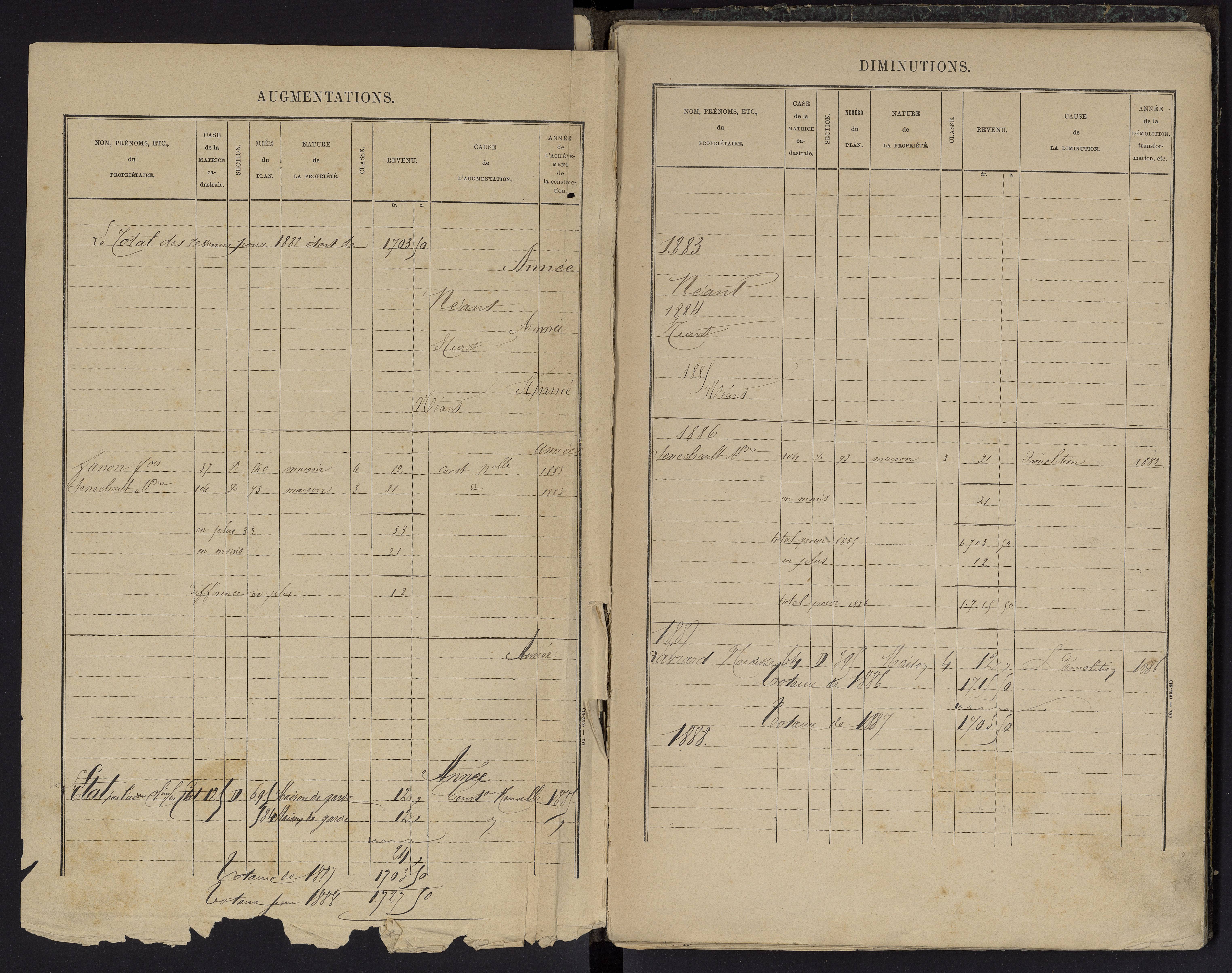 Berthegon - FRAD086_cadastre Cases 1-152 