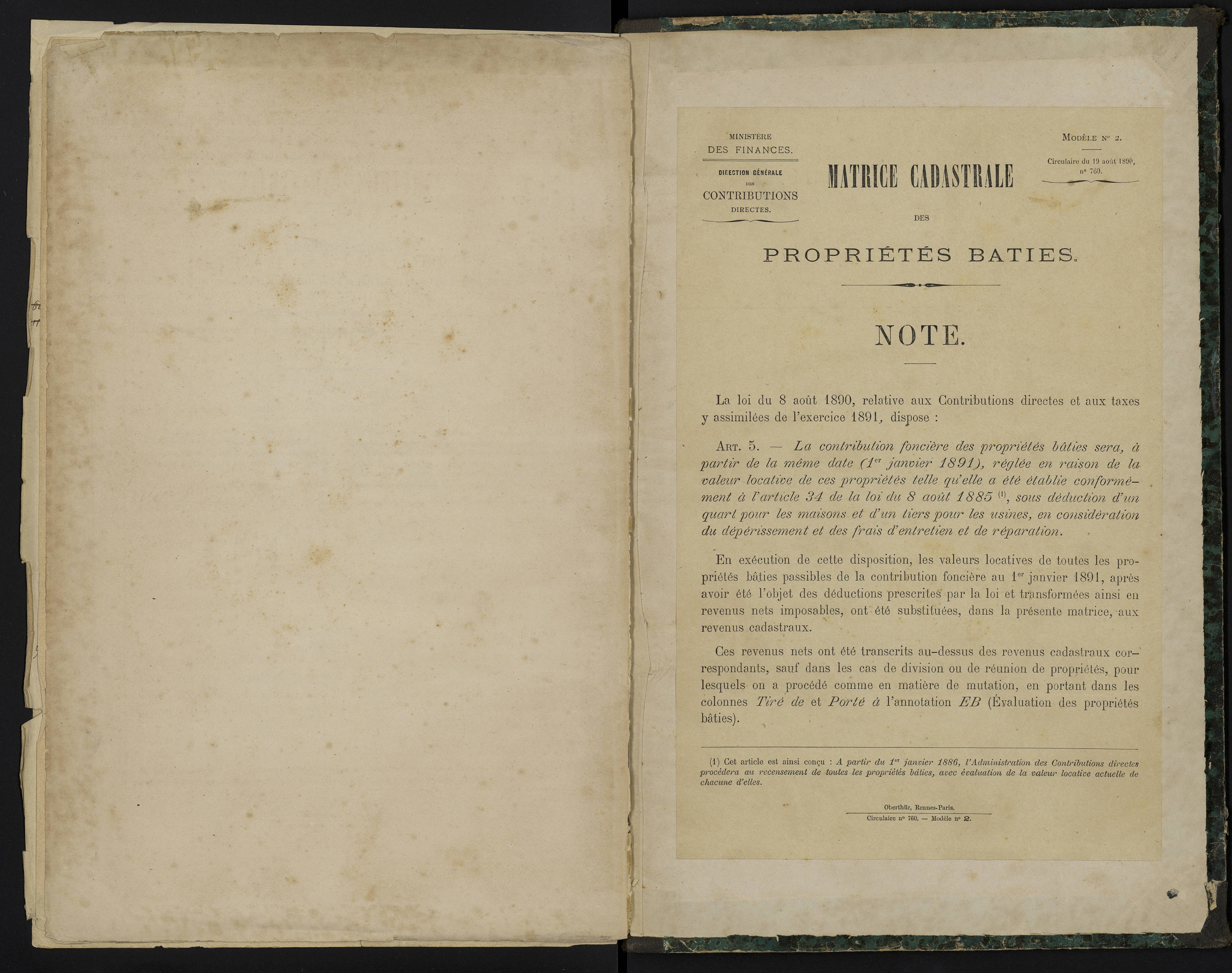 Béthines - FRAD086_cadastre Cases 1-328 