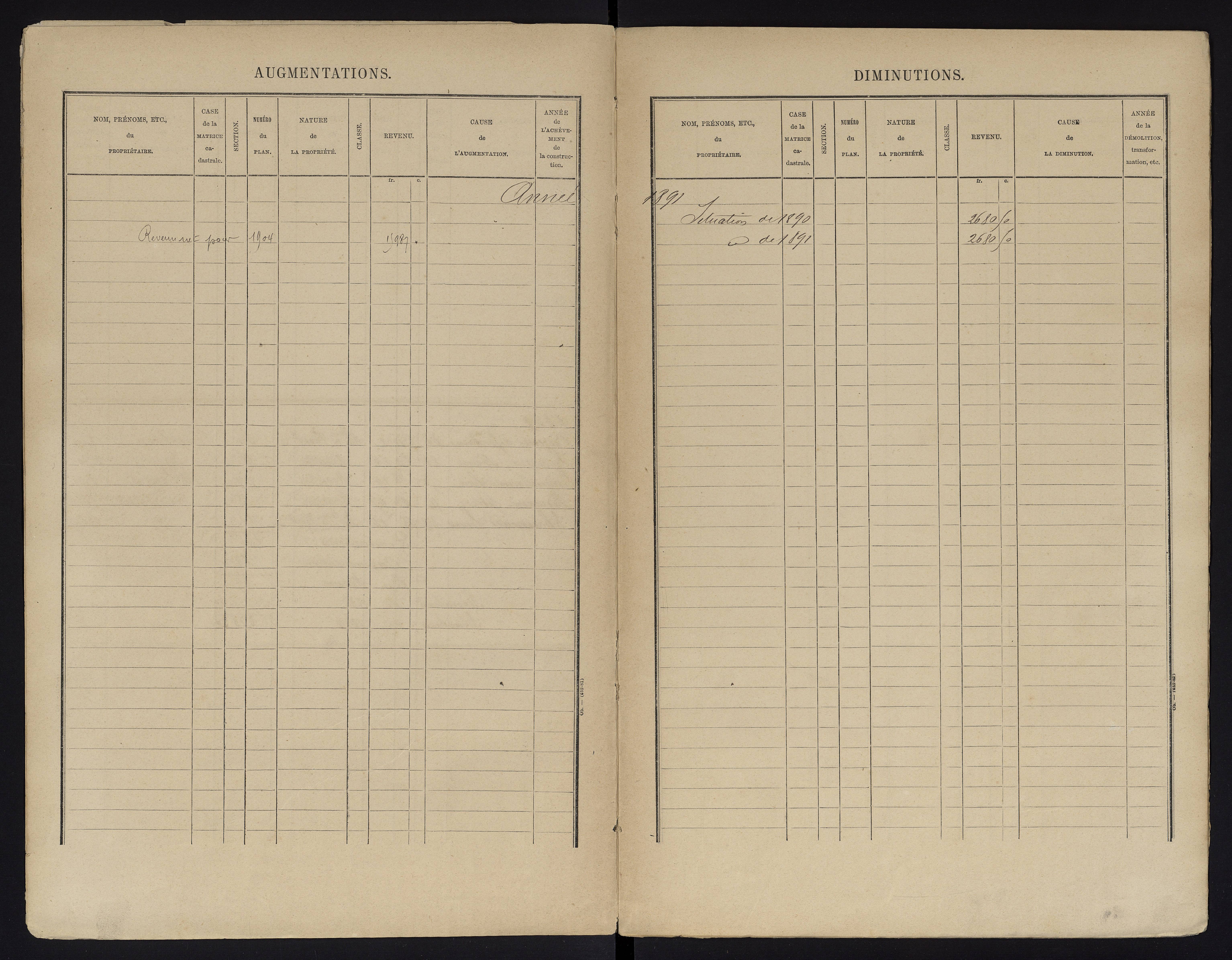 Beuxes - FRAD086_cadastre Cases 1-126 