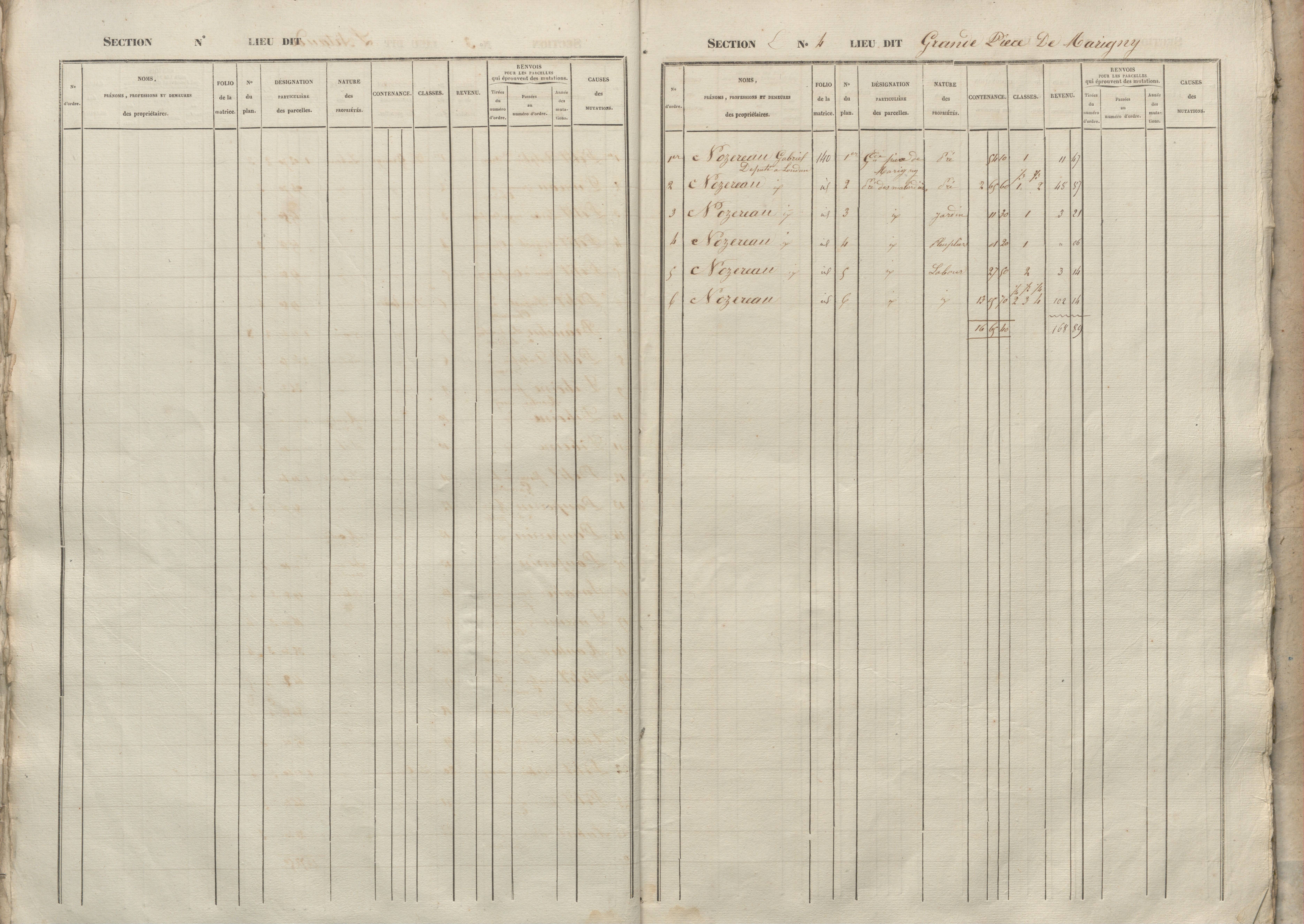 Beuxes - FRAD086_cadastre Sections A-G 