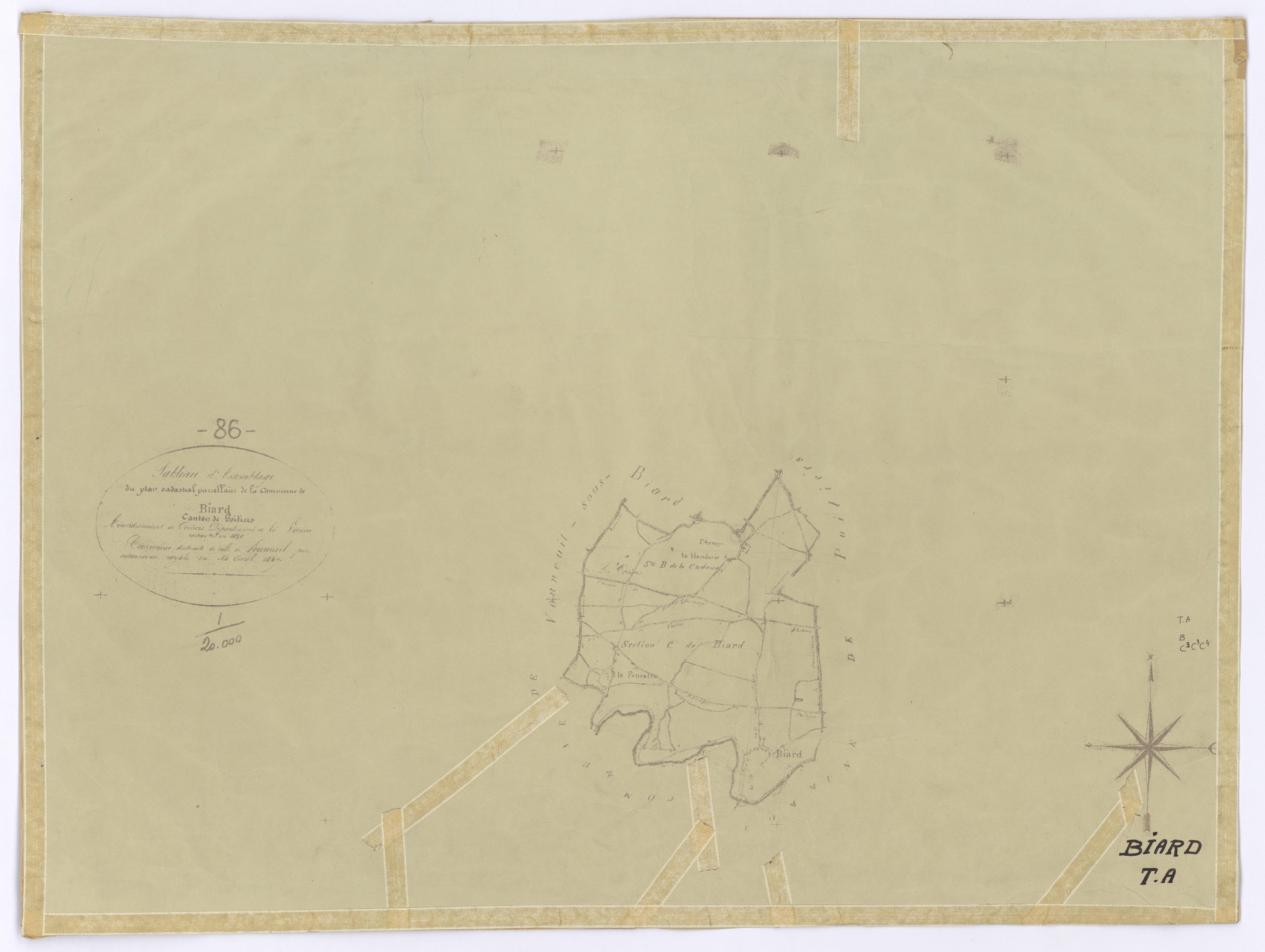 Biard - FRAD086_cadastre Plans 