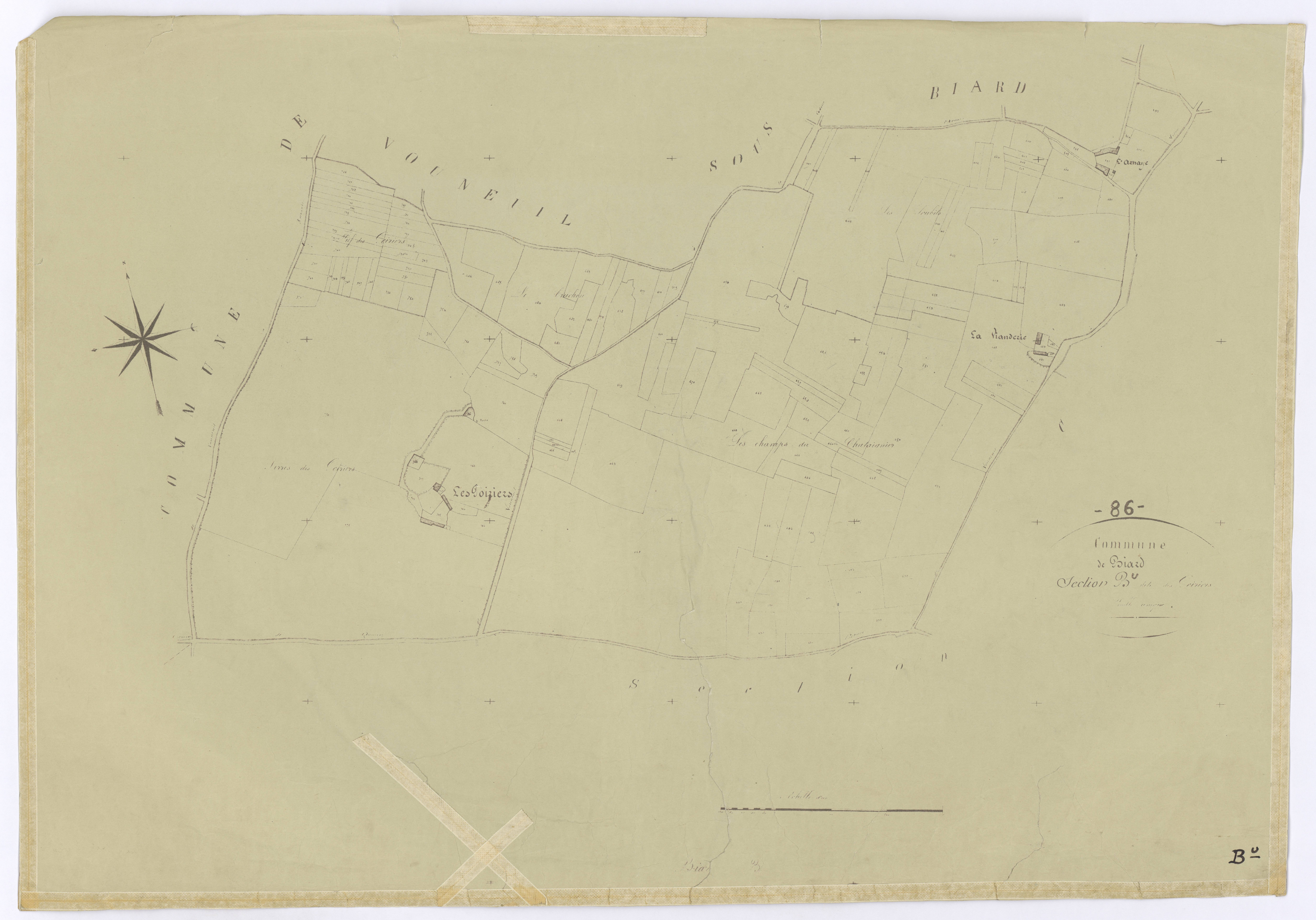 Biard - FRAD086_cadastre Plans 