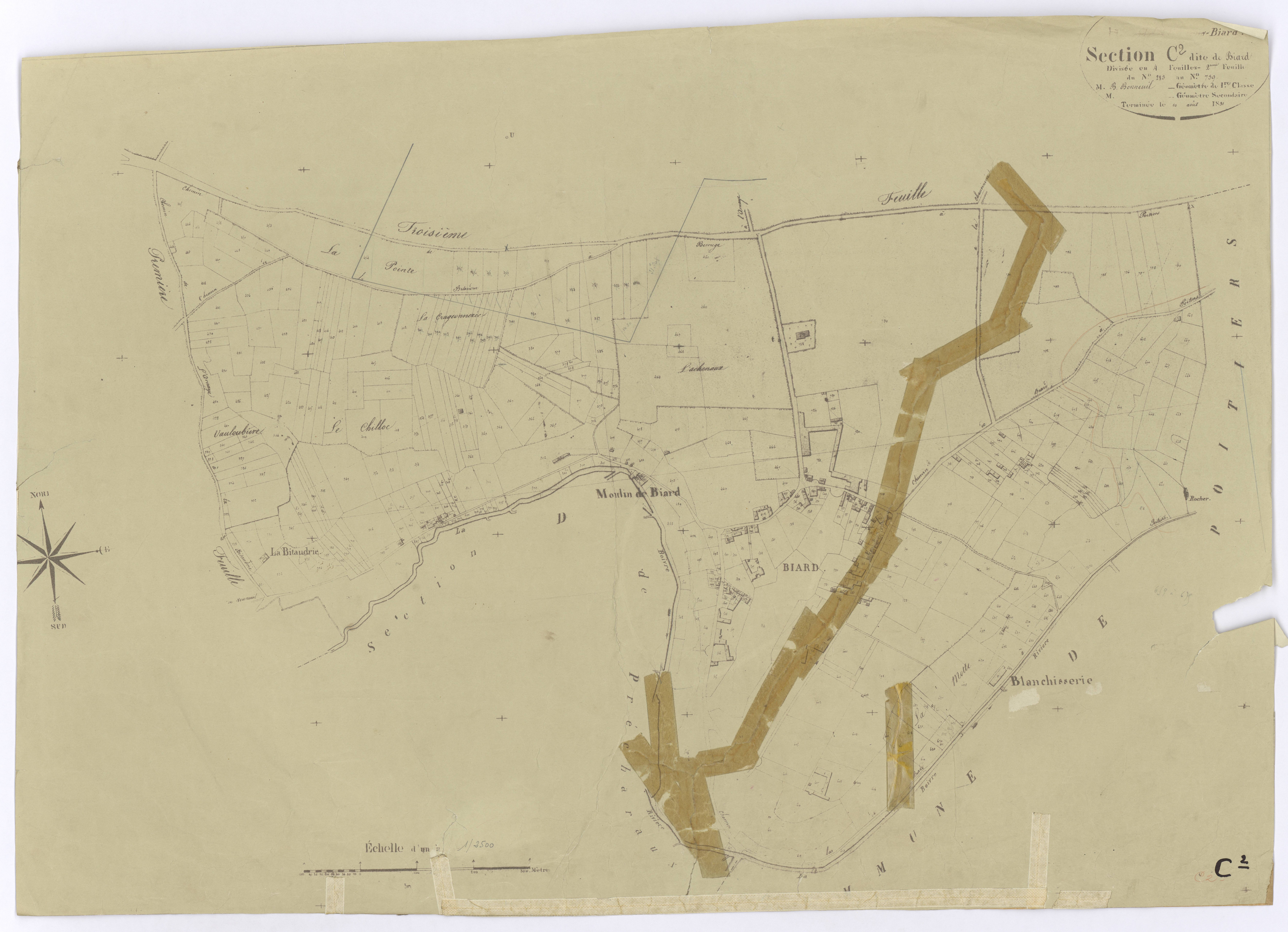 Biard - FRAD086_cadastre Plans 