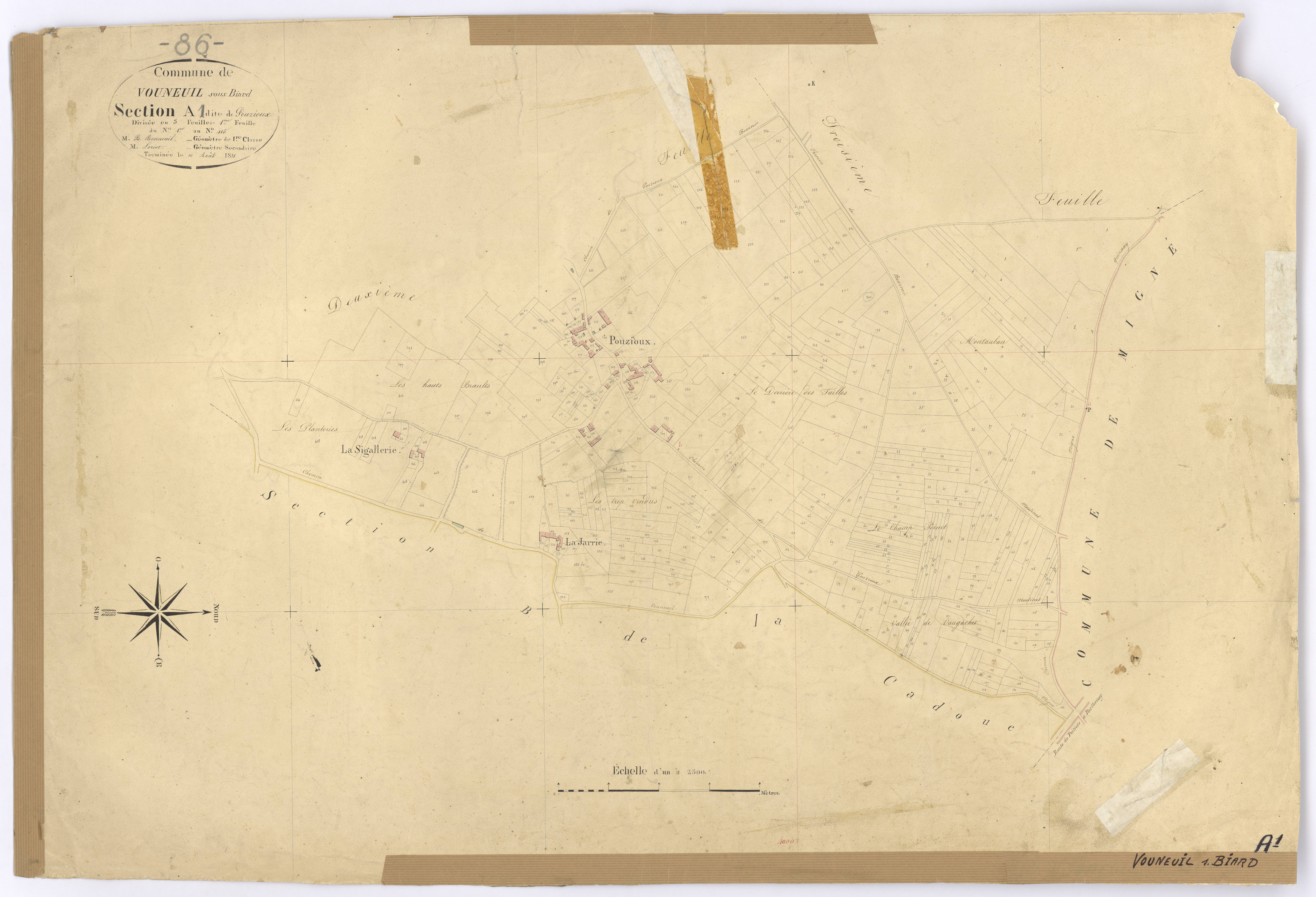 Biard - FRAD086_cadastre Plans 