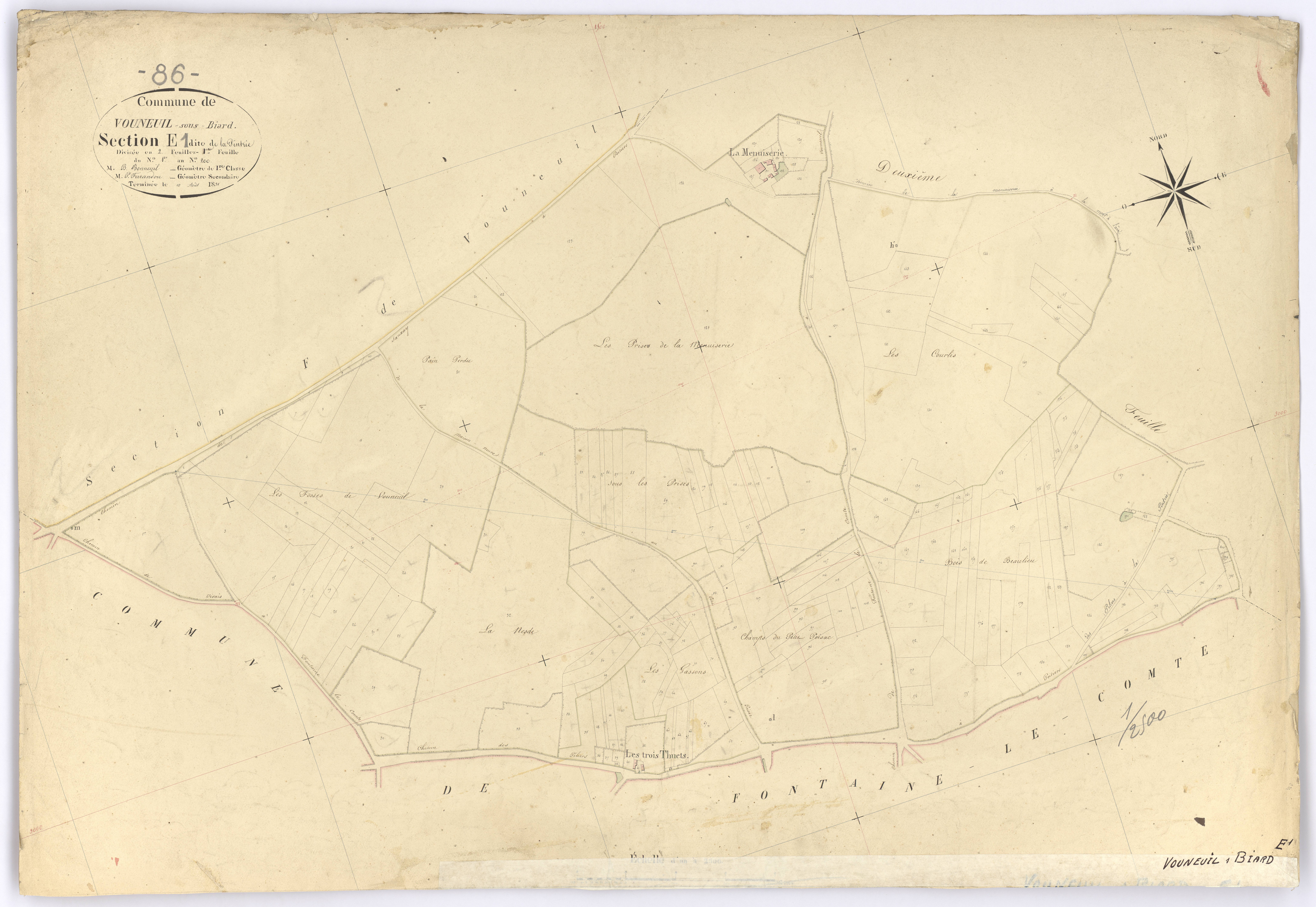 Biard - FRAD086_cadastre Plans 