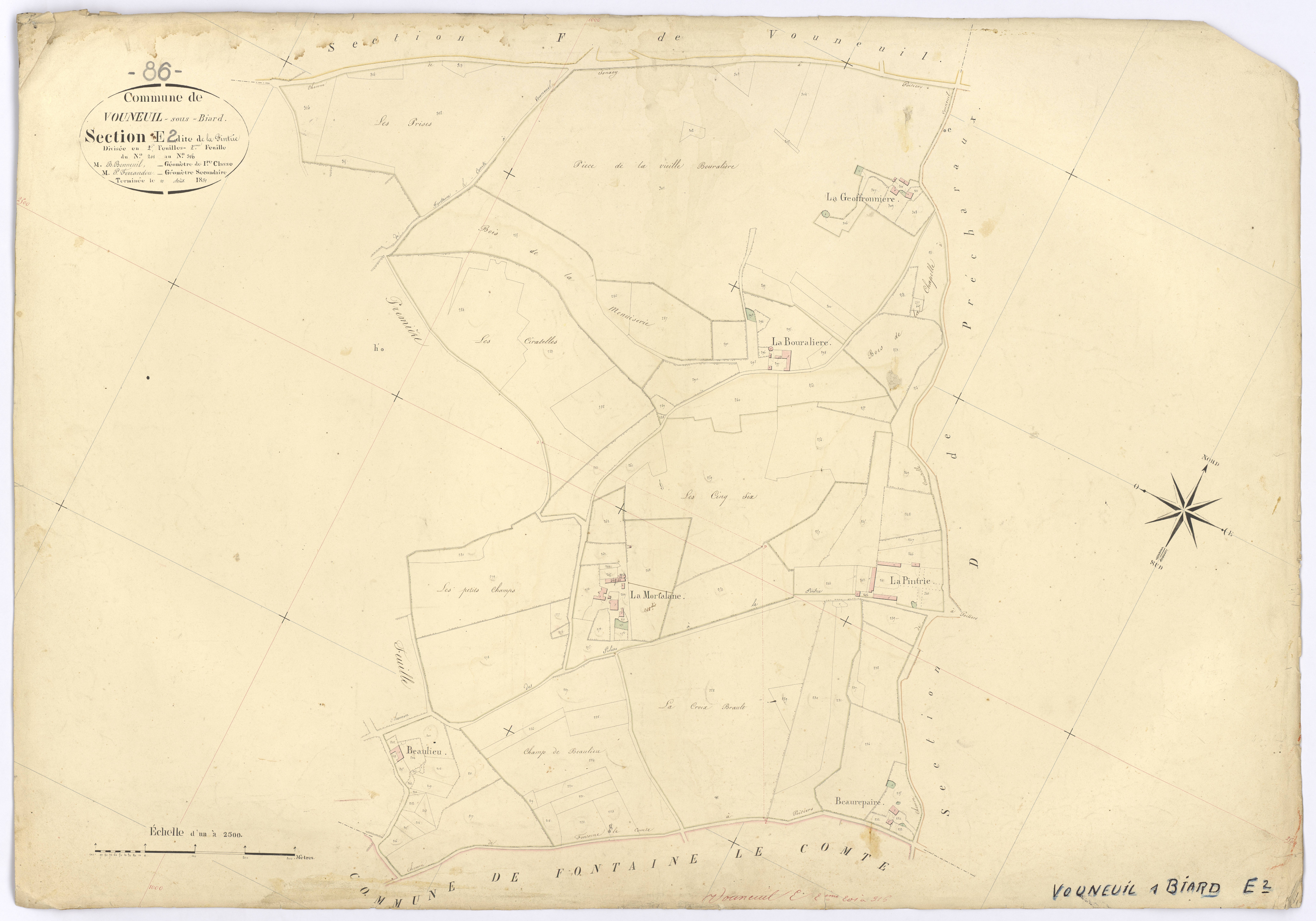 Biard - FRAD086_cadastre Plans 