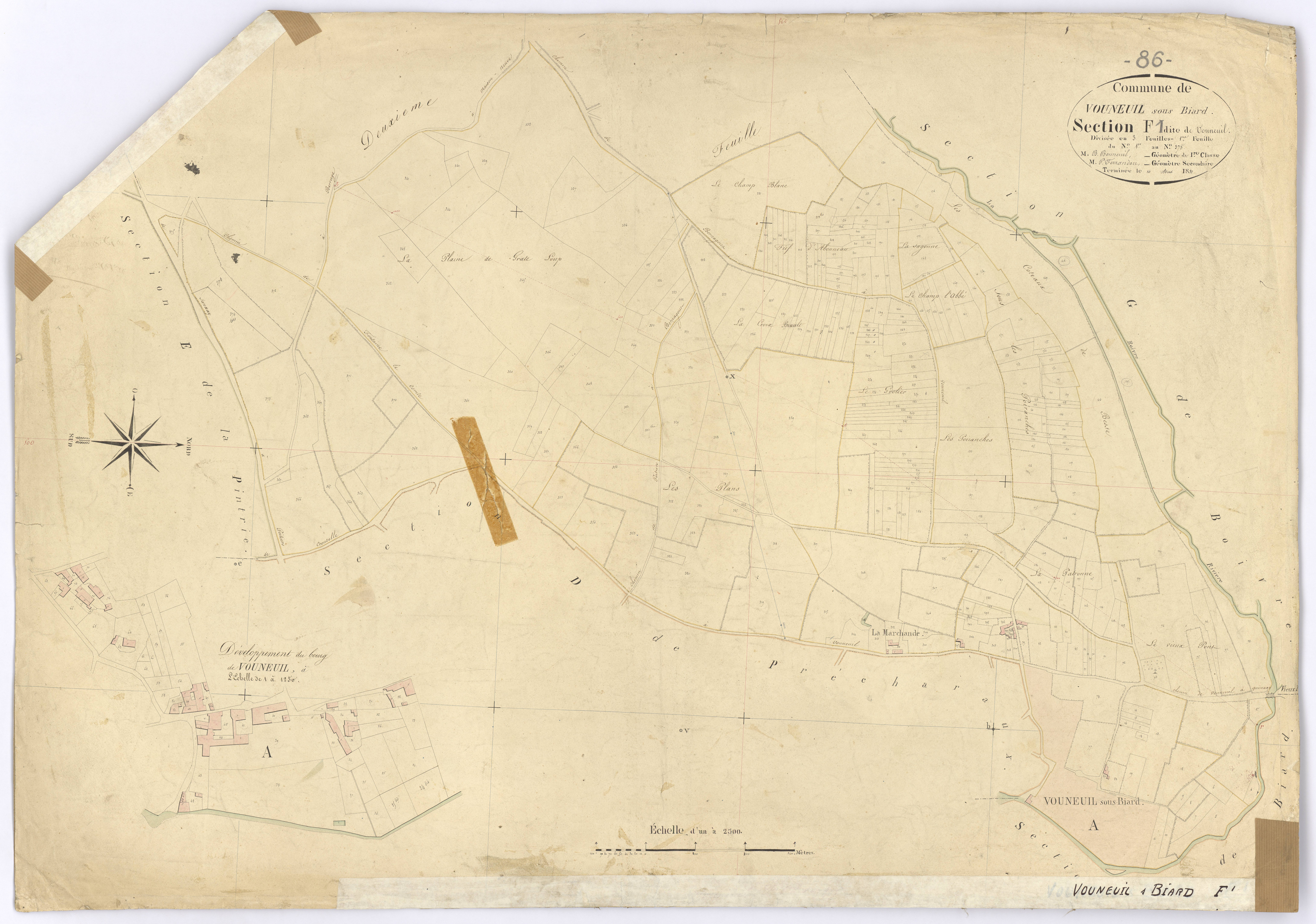 Biard - FRAD086_cadastre Plans 