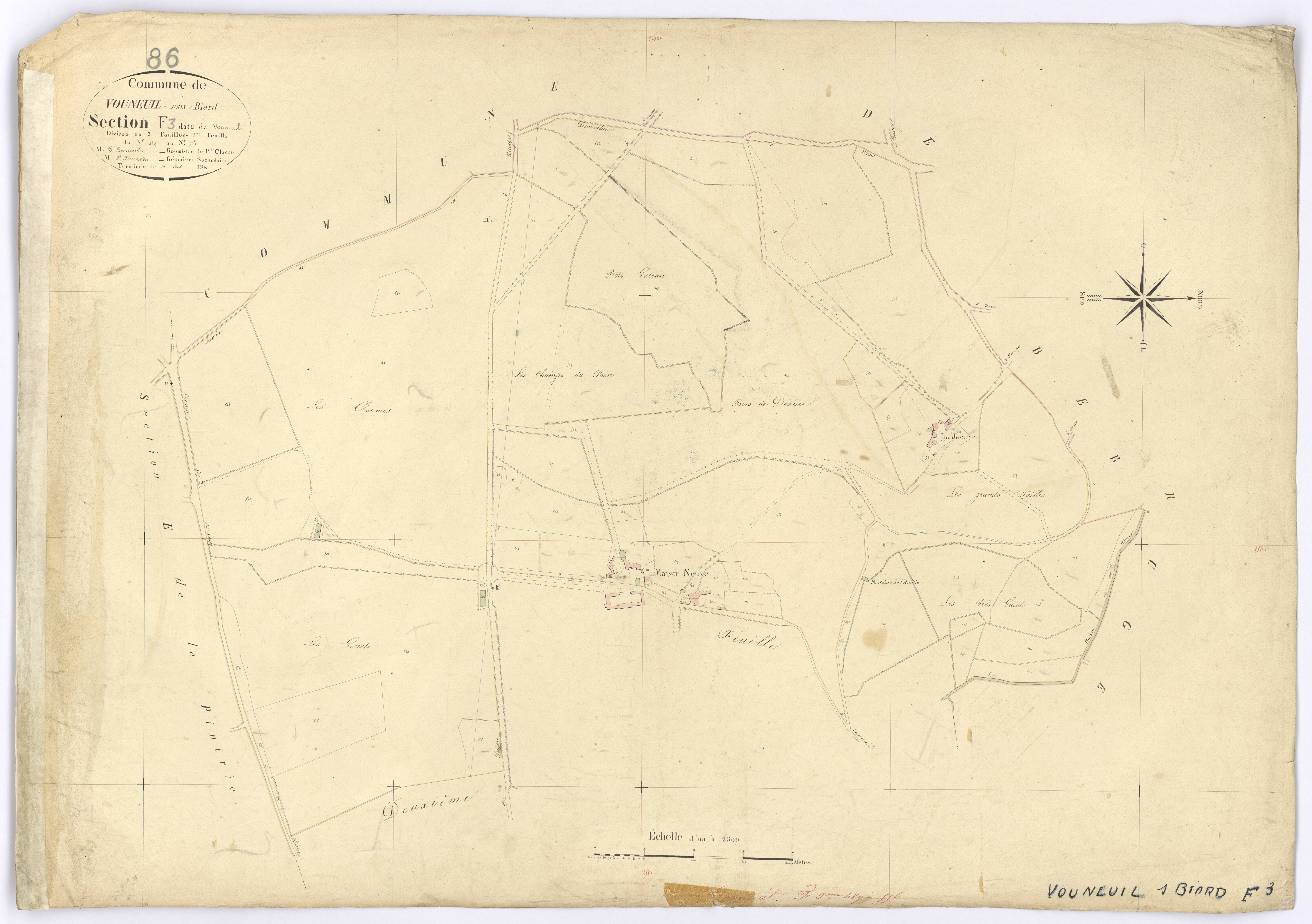 Biard - FRAD086_cadastre Plans 