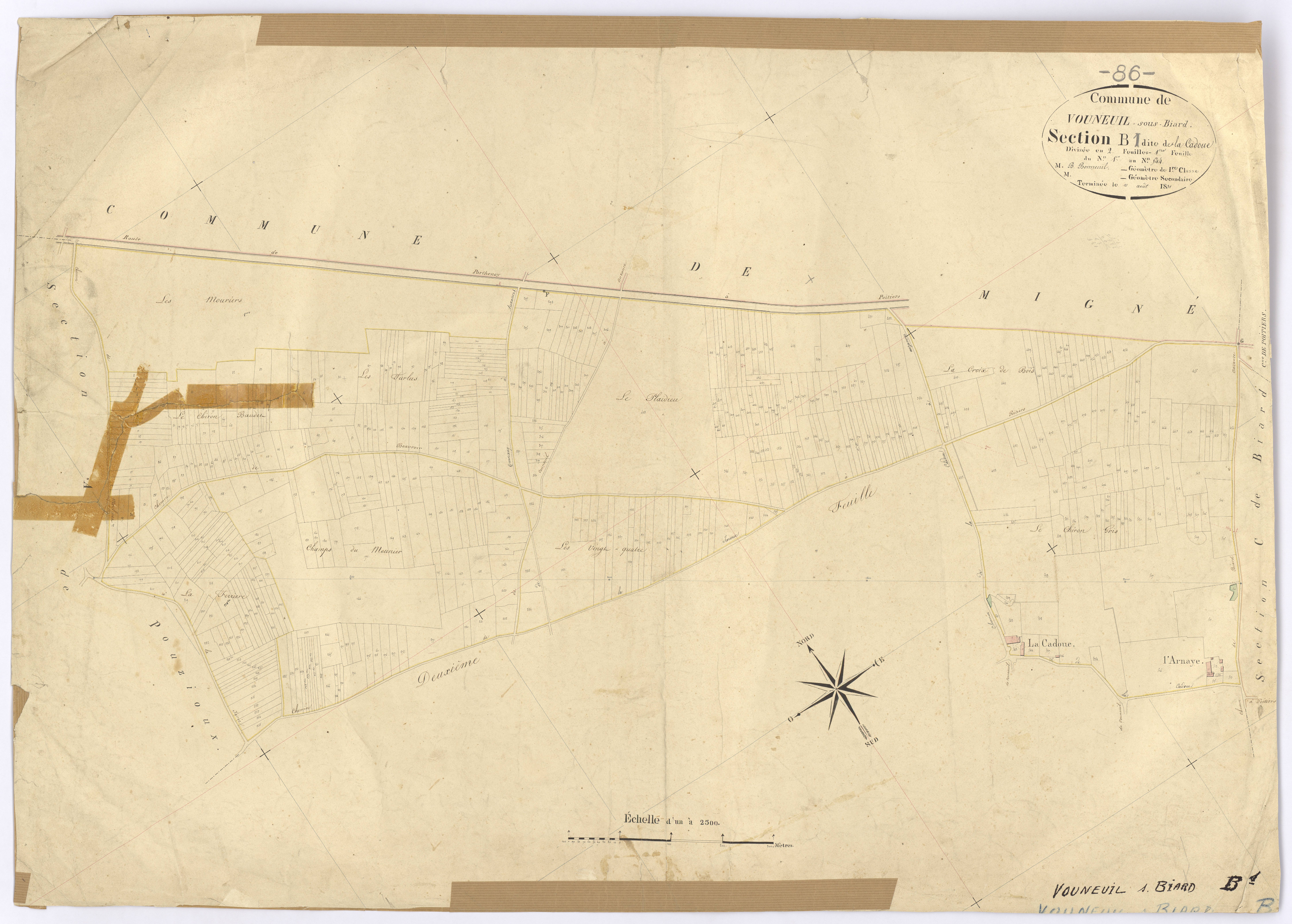Biard - FRAD086_cadastre Plans 