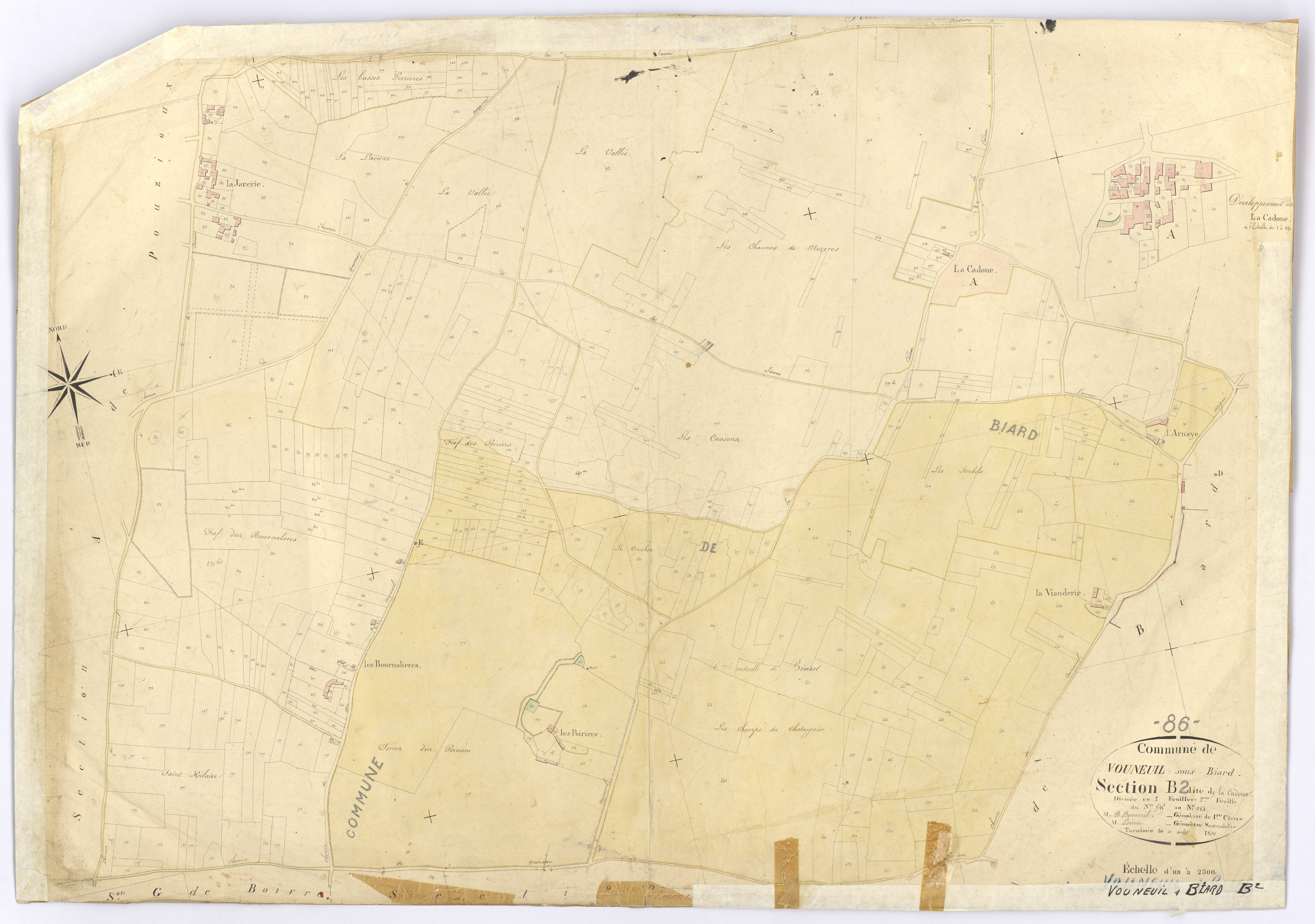 Biard - FRAD086_cadastre Plans 