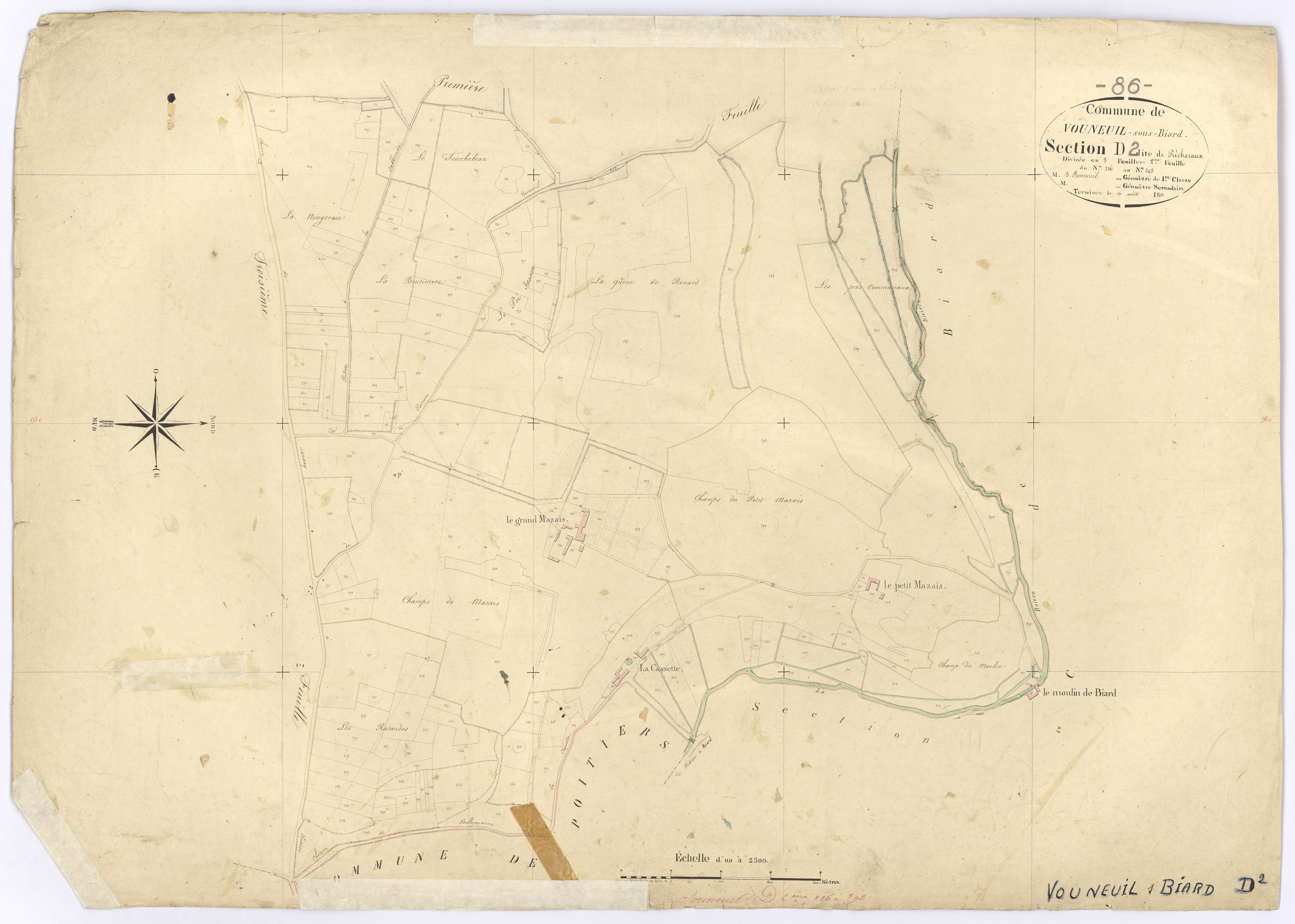 Biard - FRAD086_cadastre Plans 