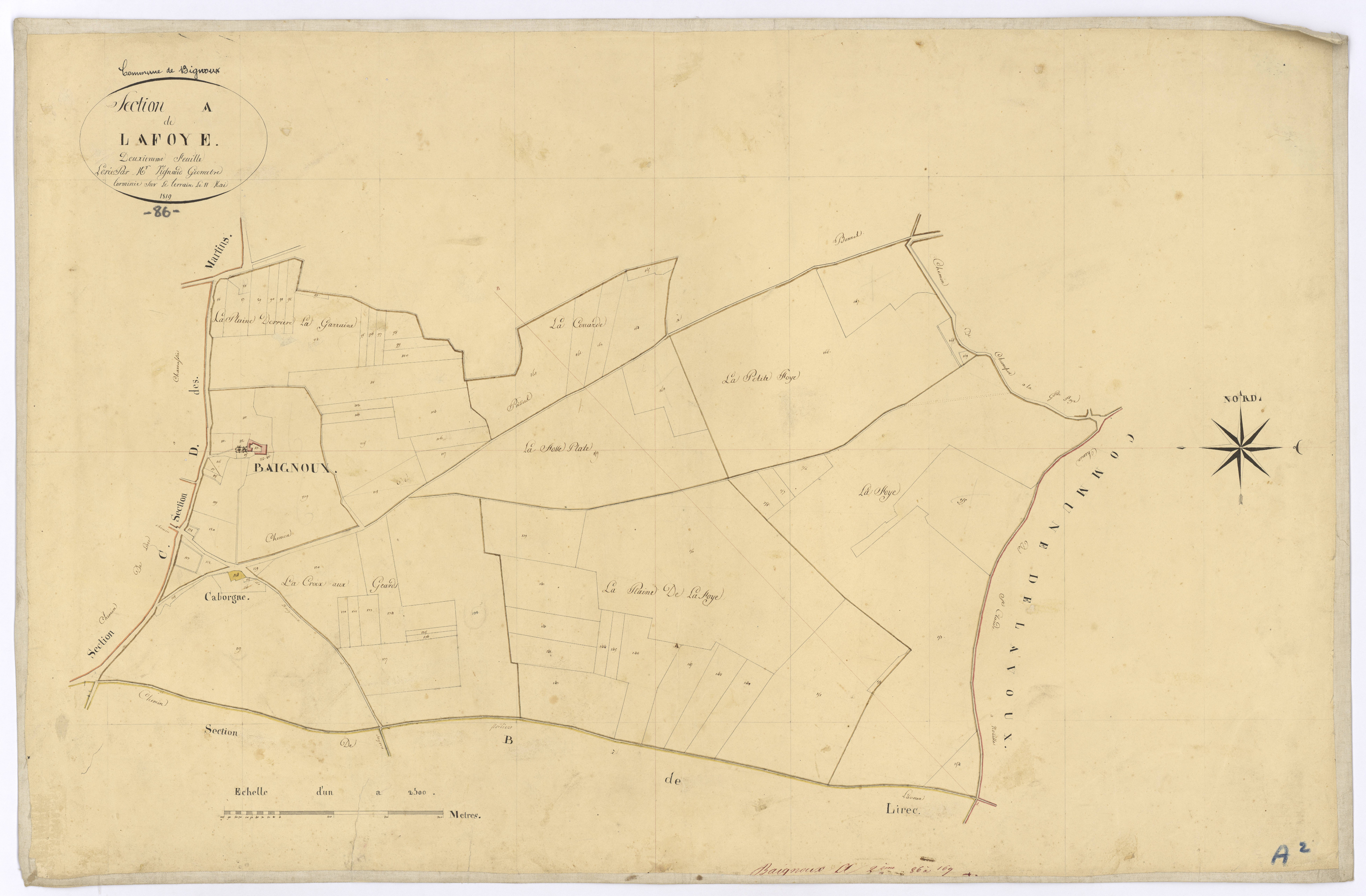 Bignoux - FRAD086_cadastre Plans 