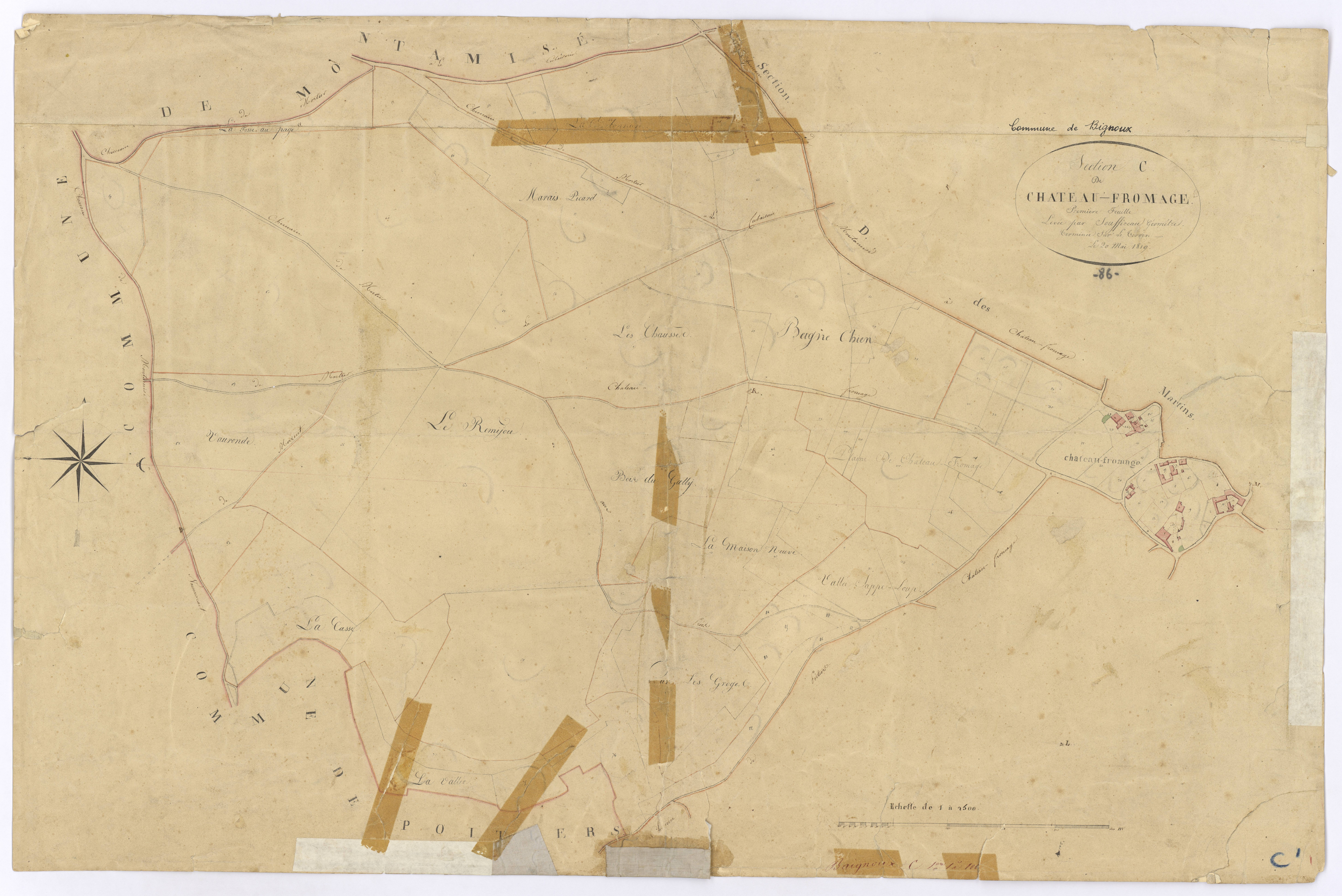 Bignoux - FRAD086_cadastre Plans 