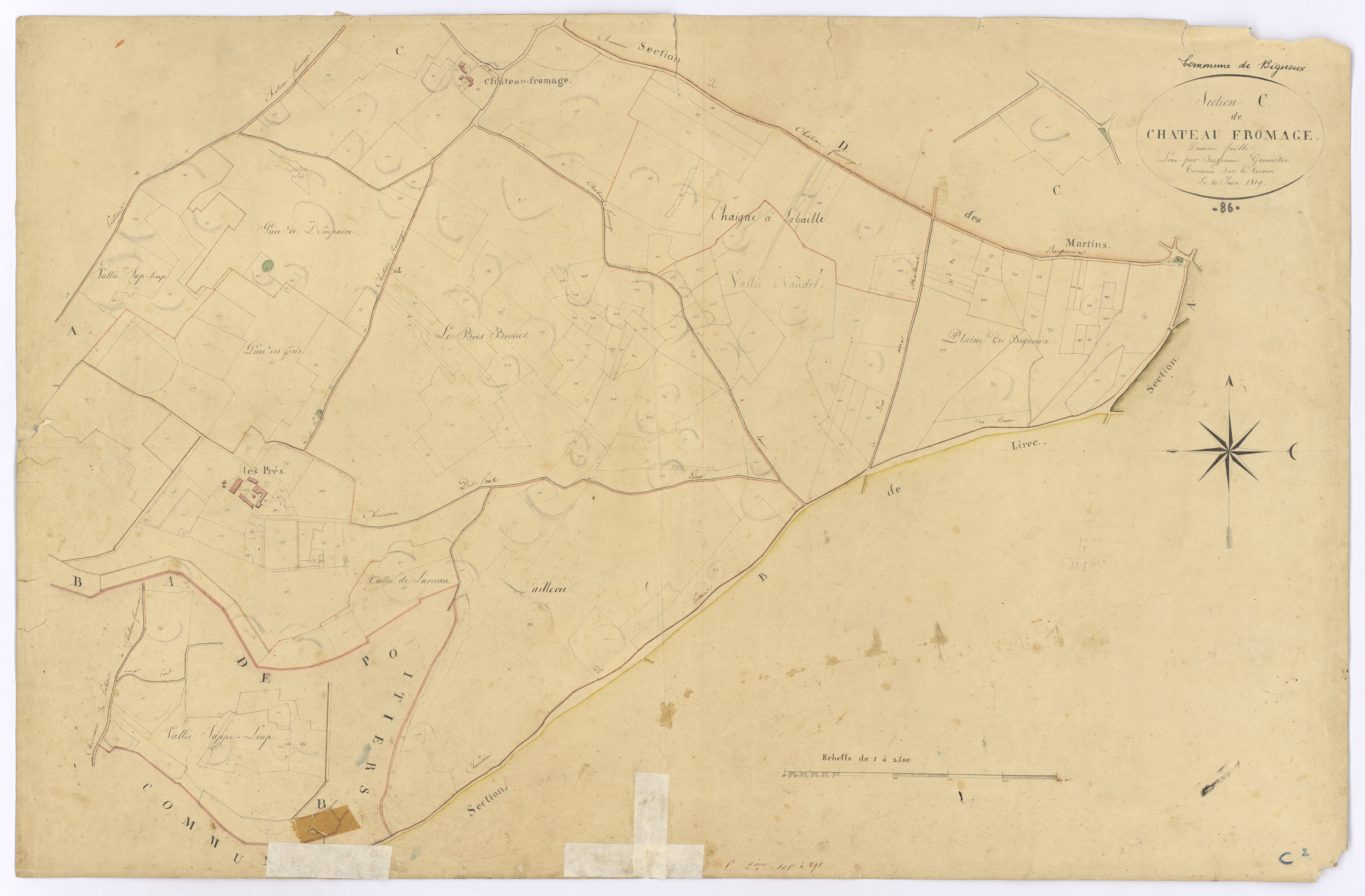Bignoux - FRAD086_cadastre Plans 