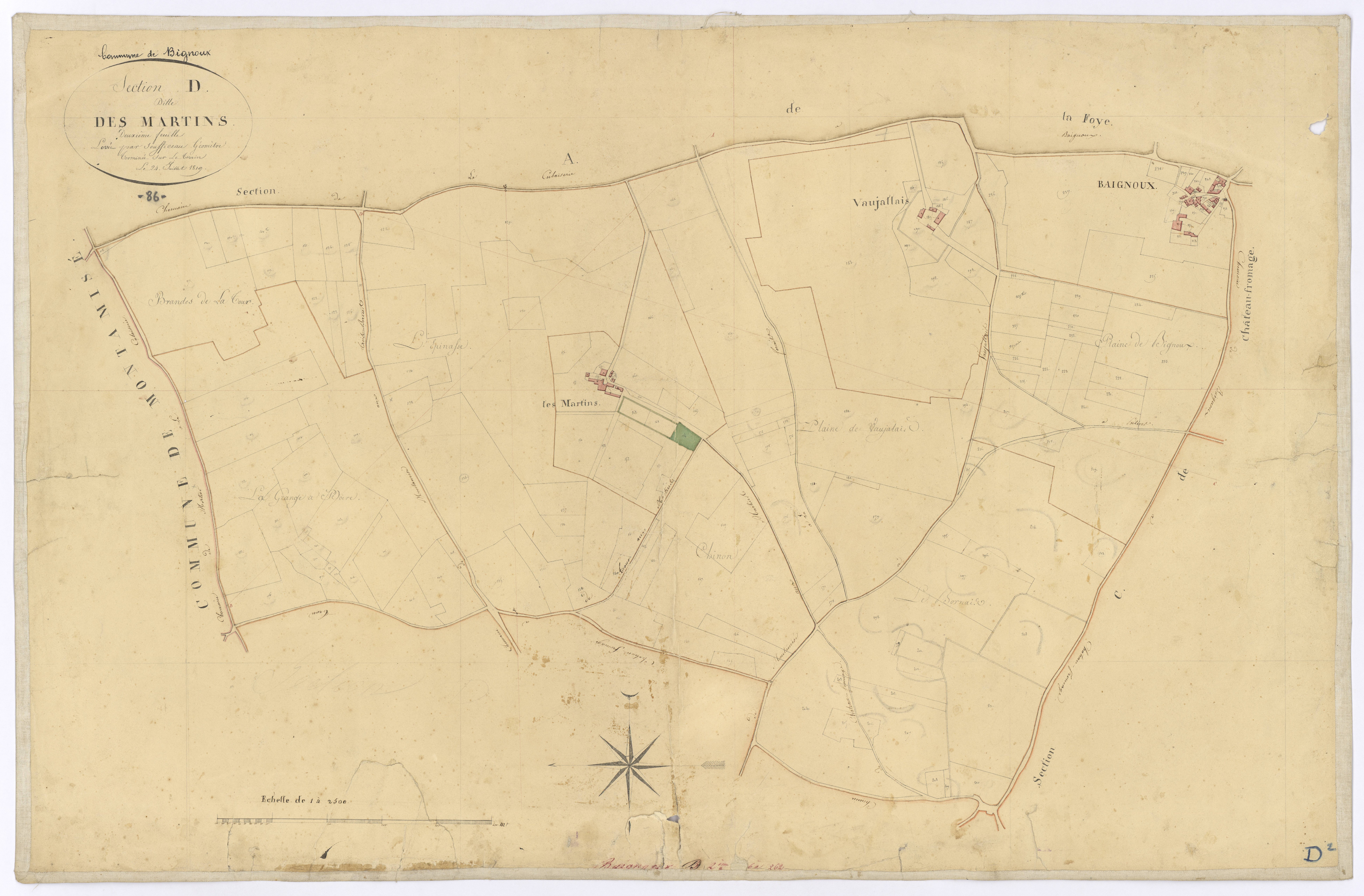 Bignoux - FRAD086_cadastre Plans 