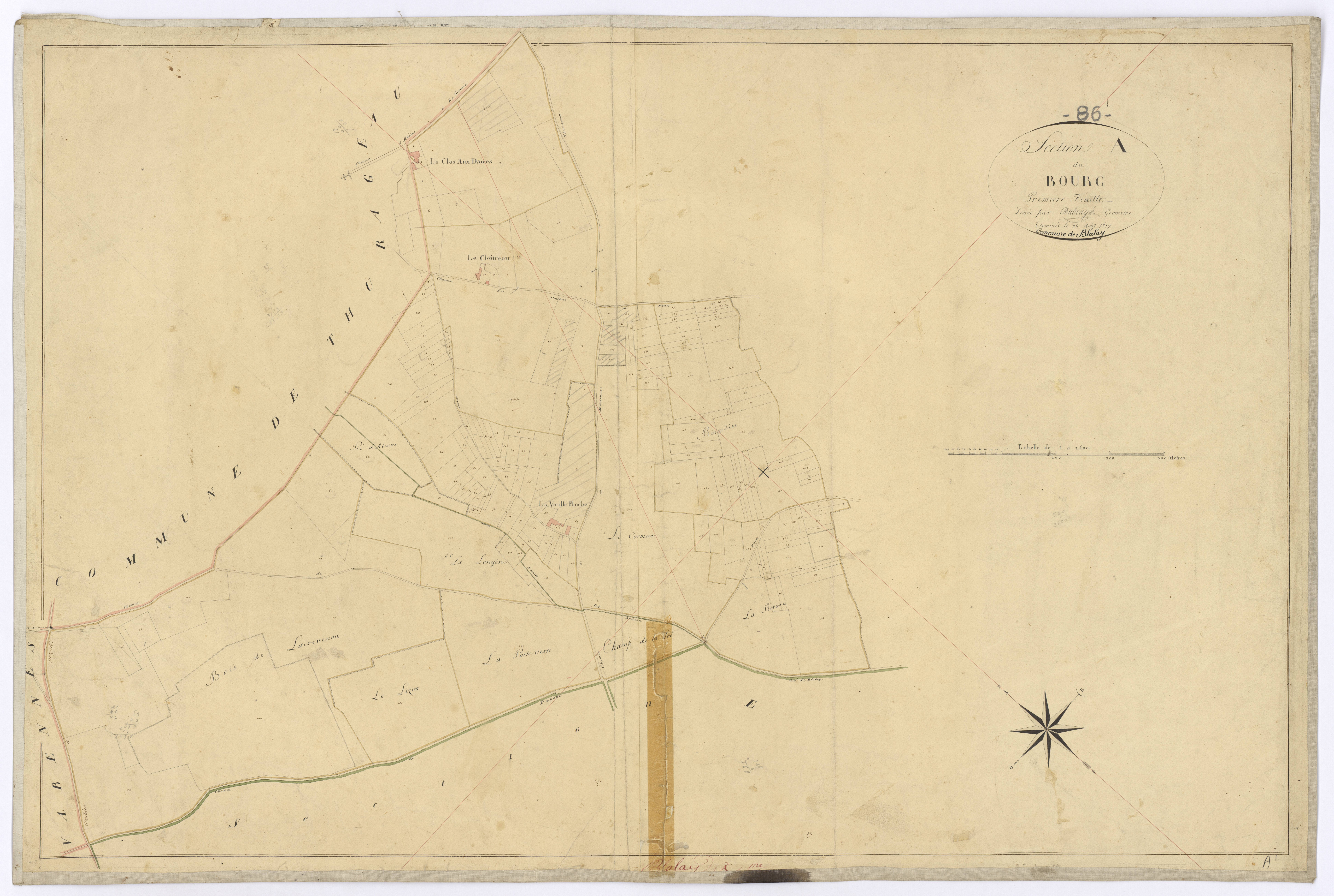 Blaslay - FRAD086_cadastre Plans 