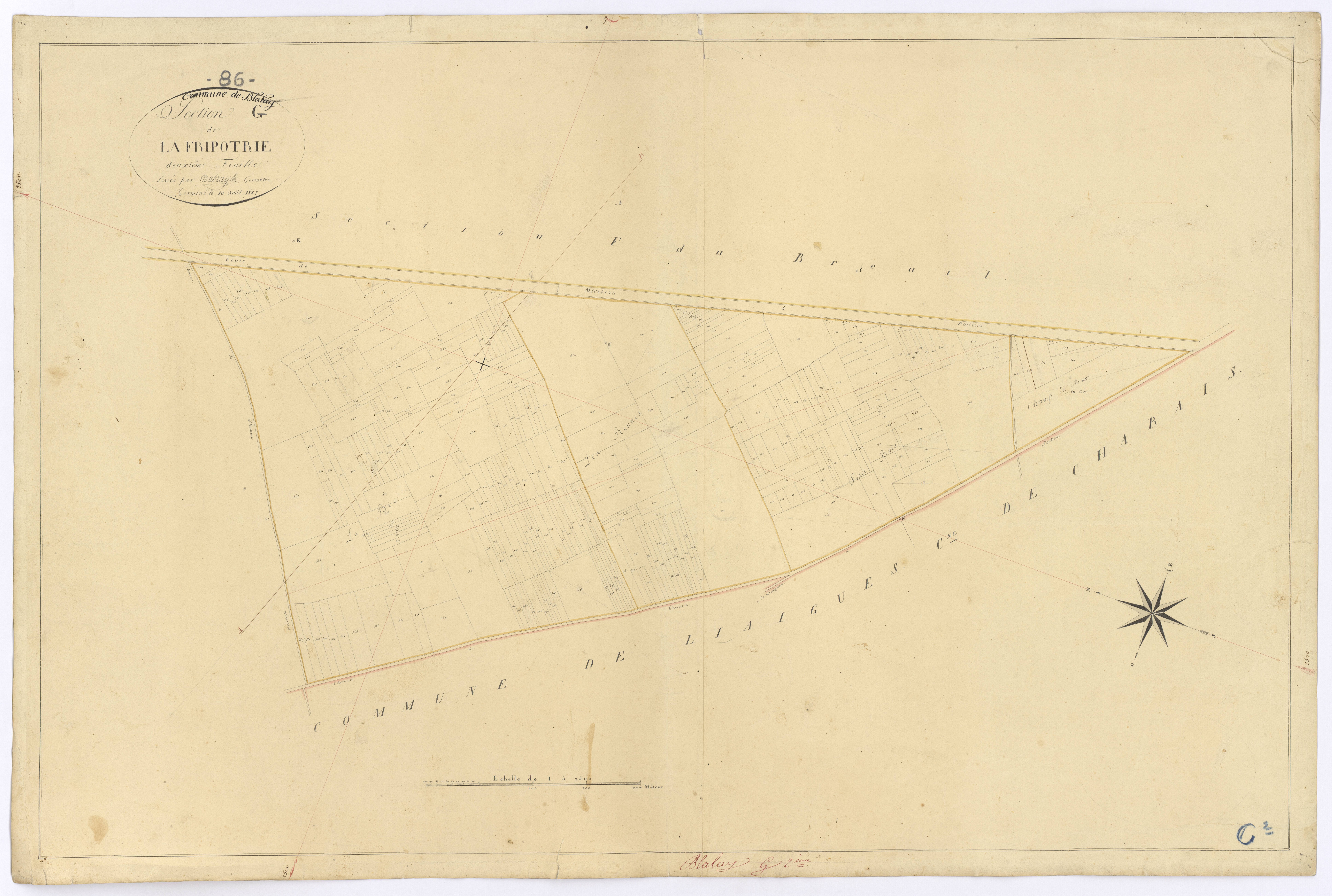 Blaslay - FRAD086_cadastre Plans 