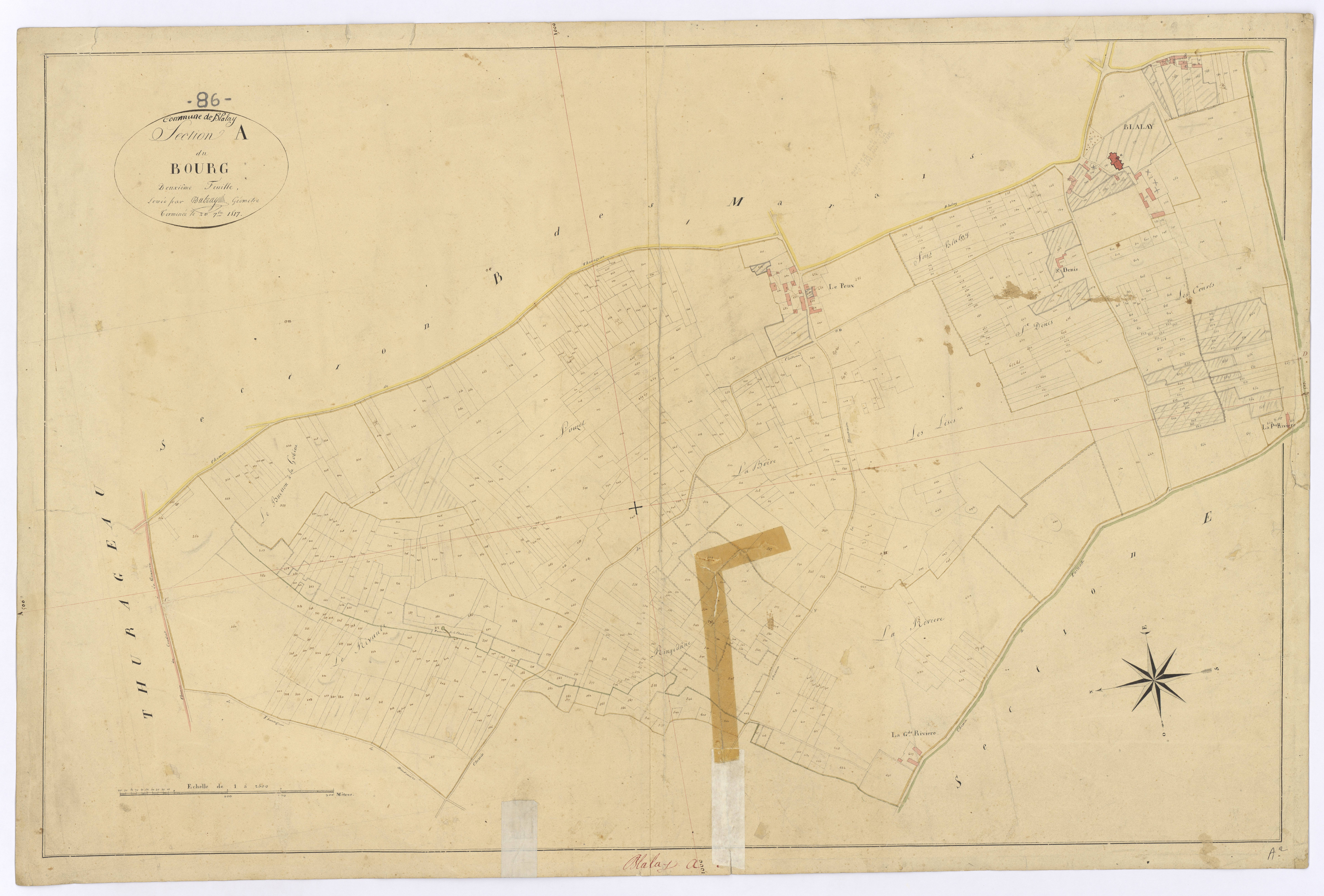 Blaslay - FRAD086_cadastre Plans 