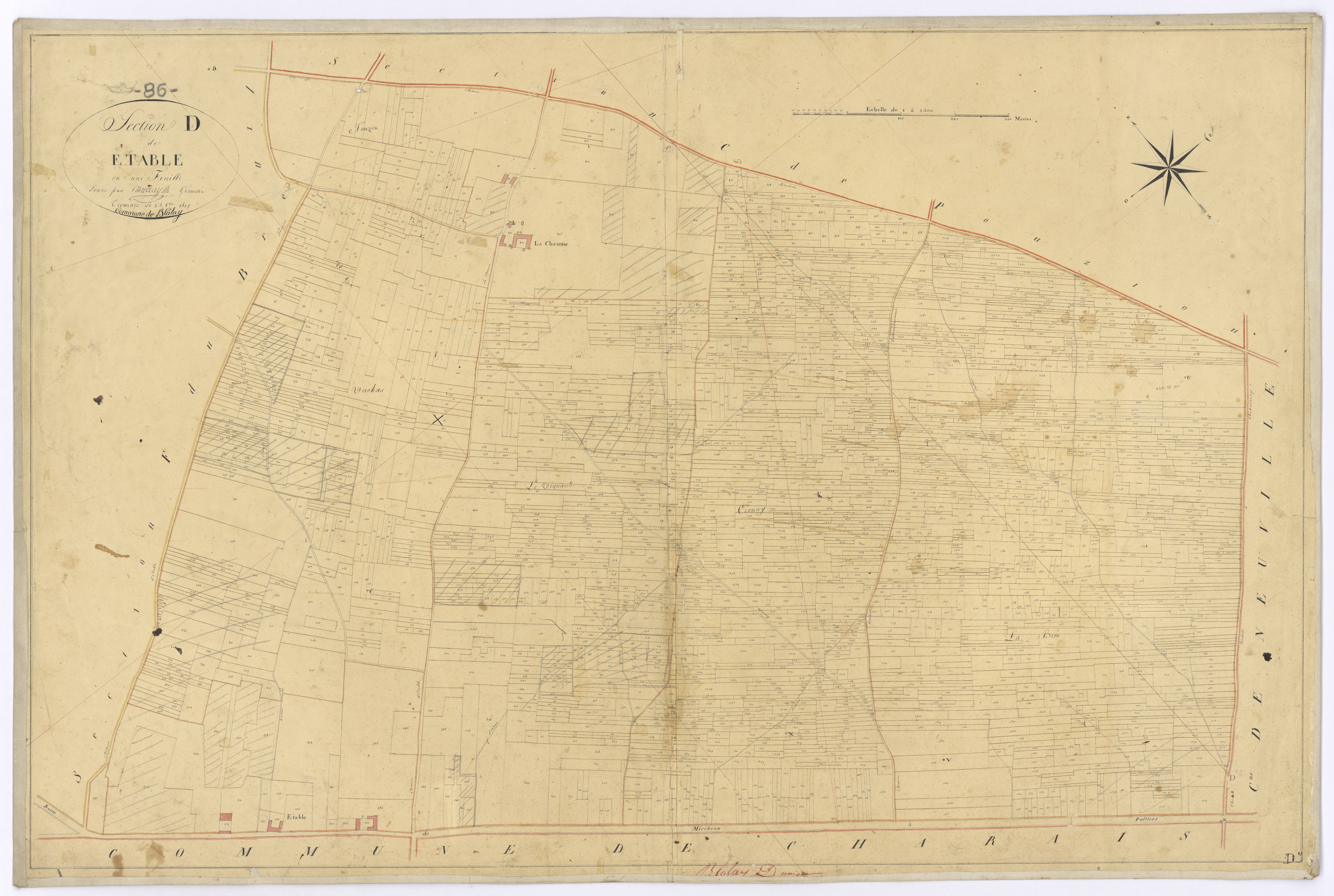 Blaslay - FRAD086_cadastre Plans 