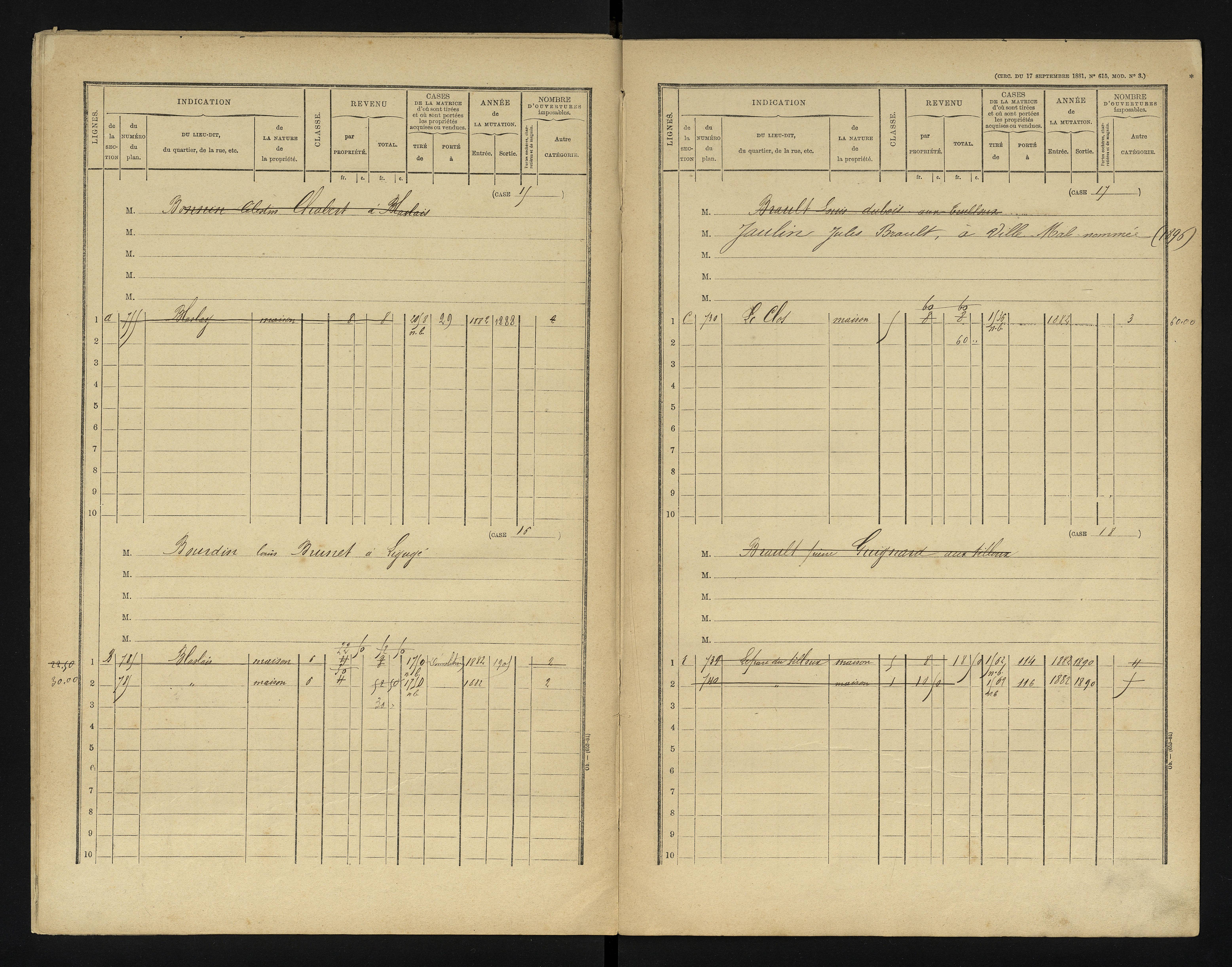 Blaslay - FRAD086_cadastre Cases 1-144 