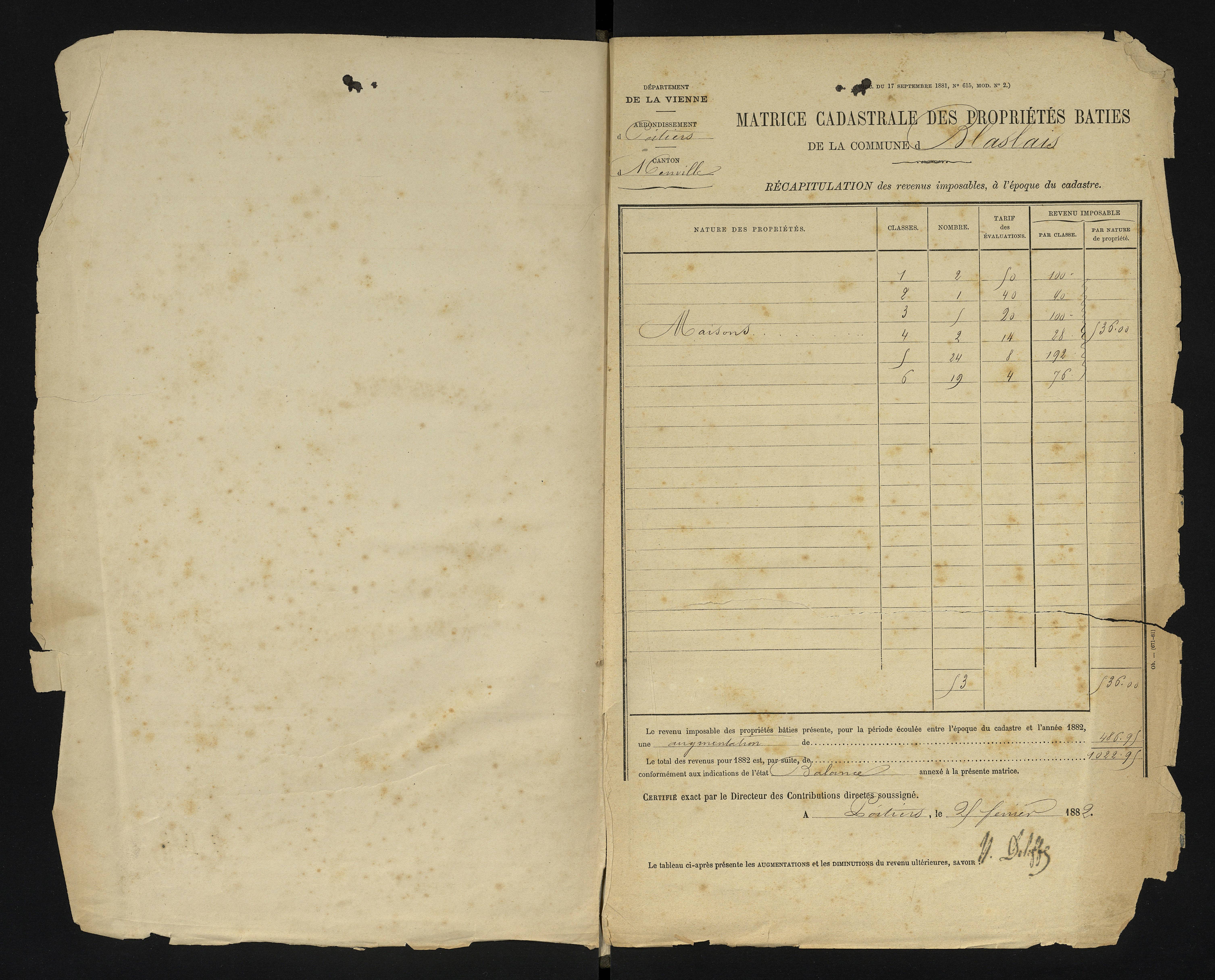Blaslay - FRAD086_cadastre Cases 1-144 