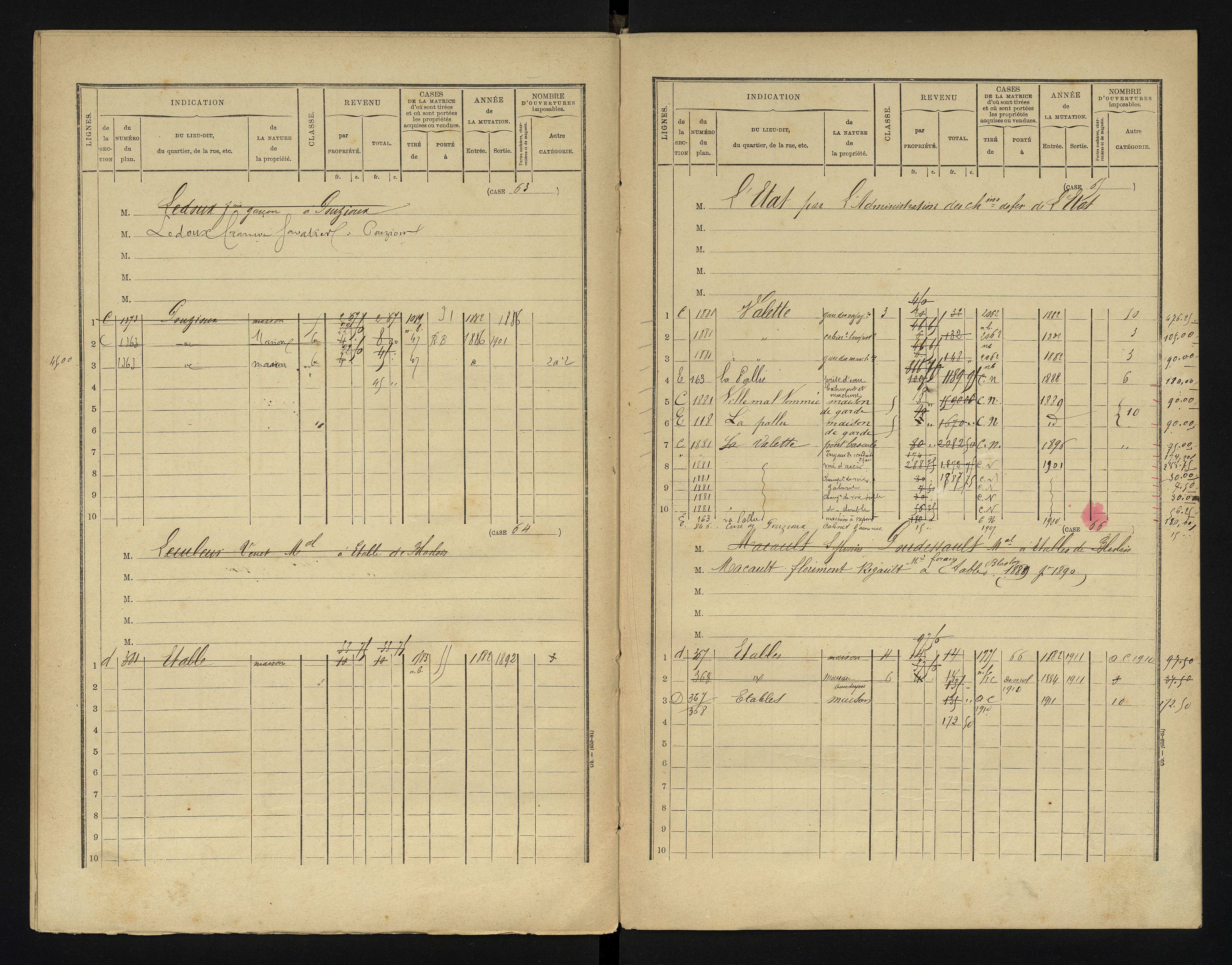 Blaslay - FRAD086_cadastre Cases 1-144 
