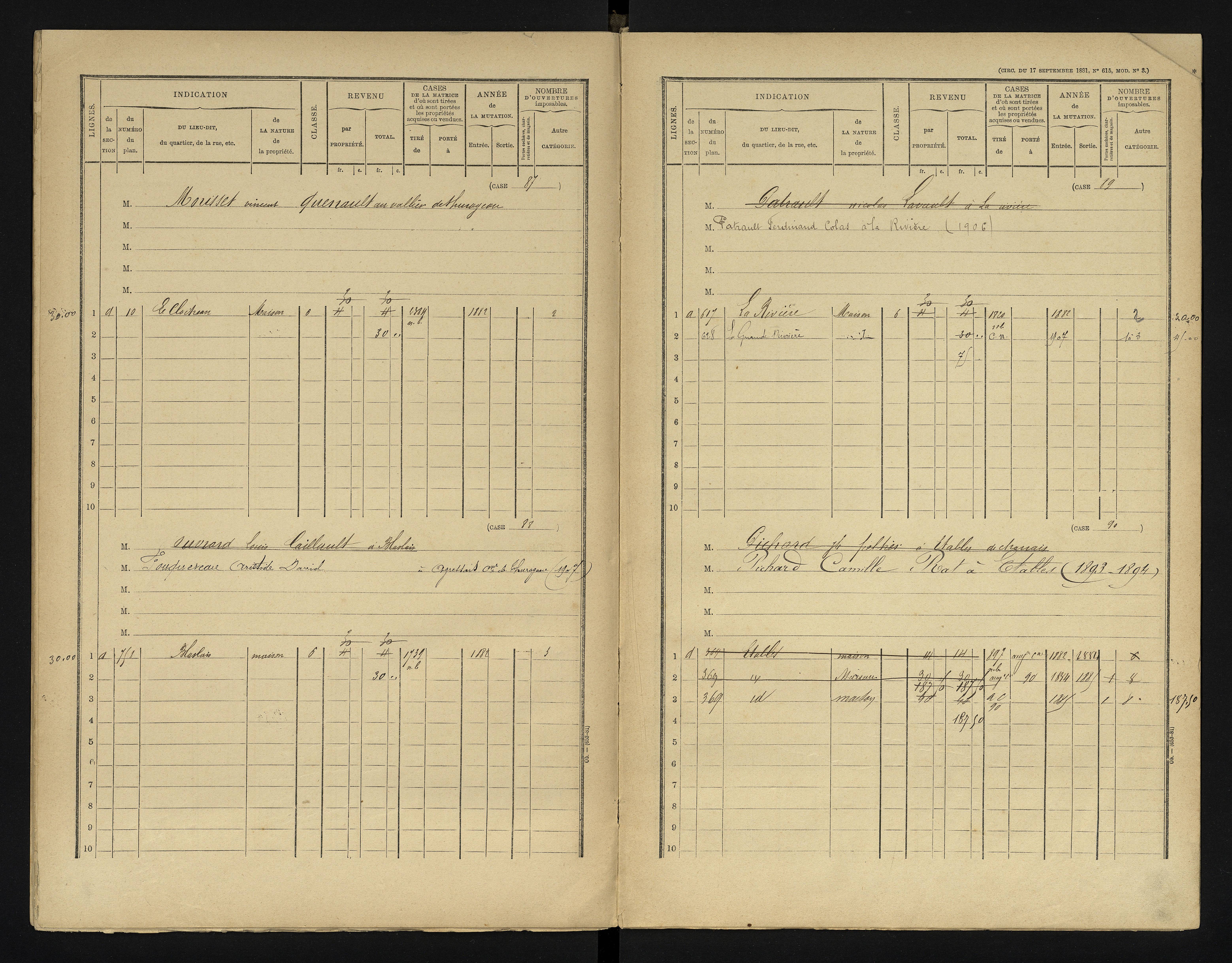 Blaslay - FRAD086_cadastre Cases 1-144 