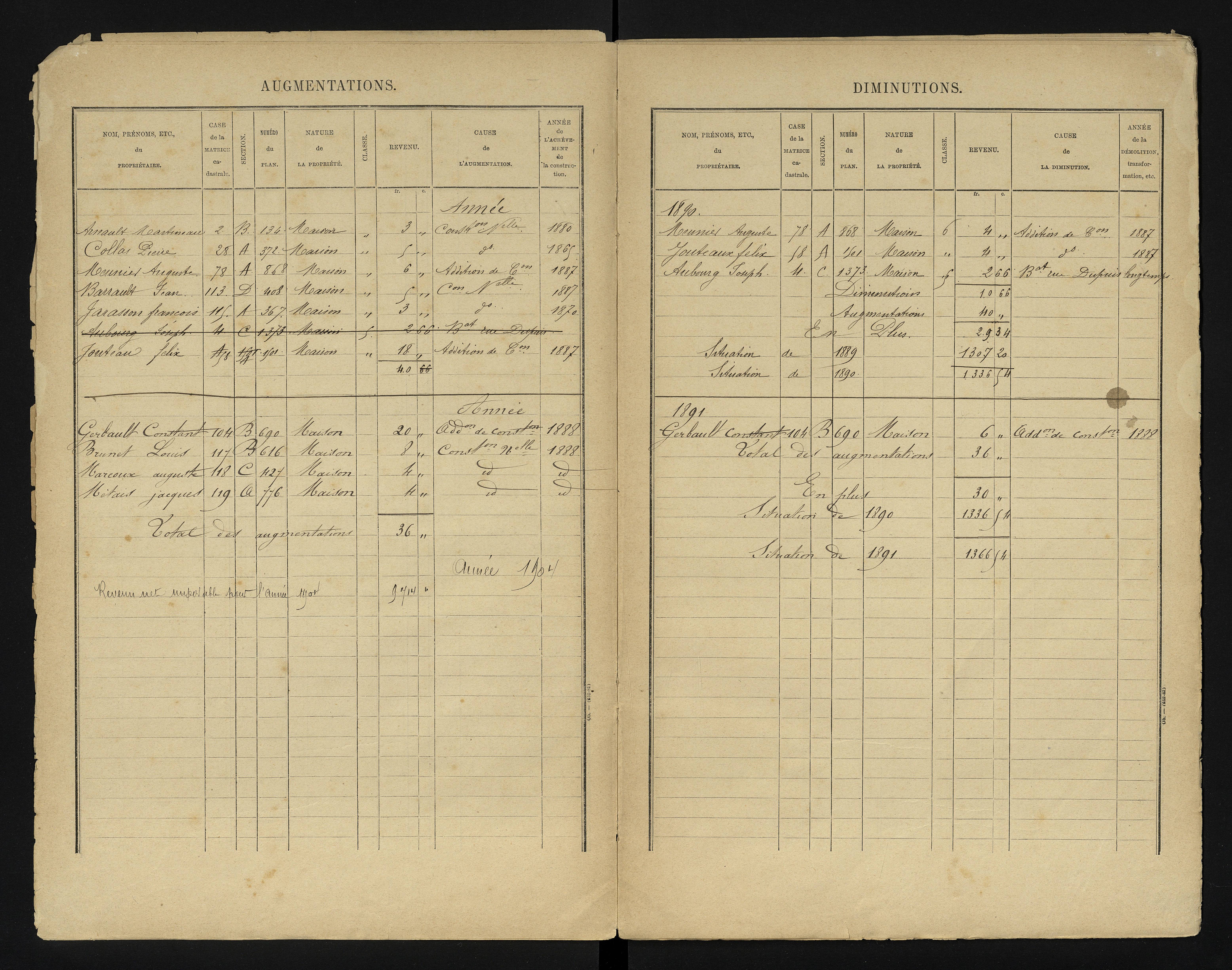 Blaslay - FRAD086_cadastre Cases 1-144 