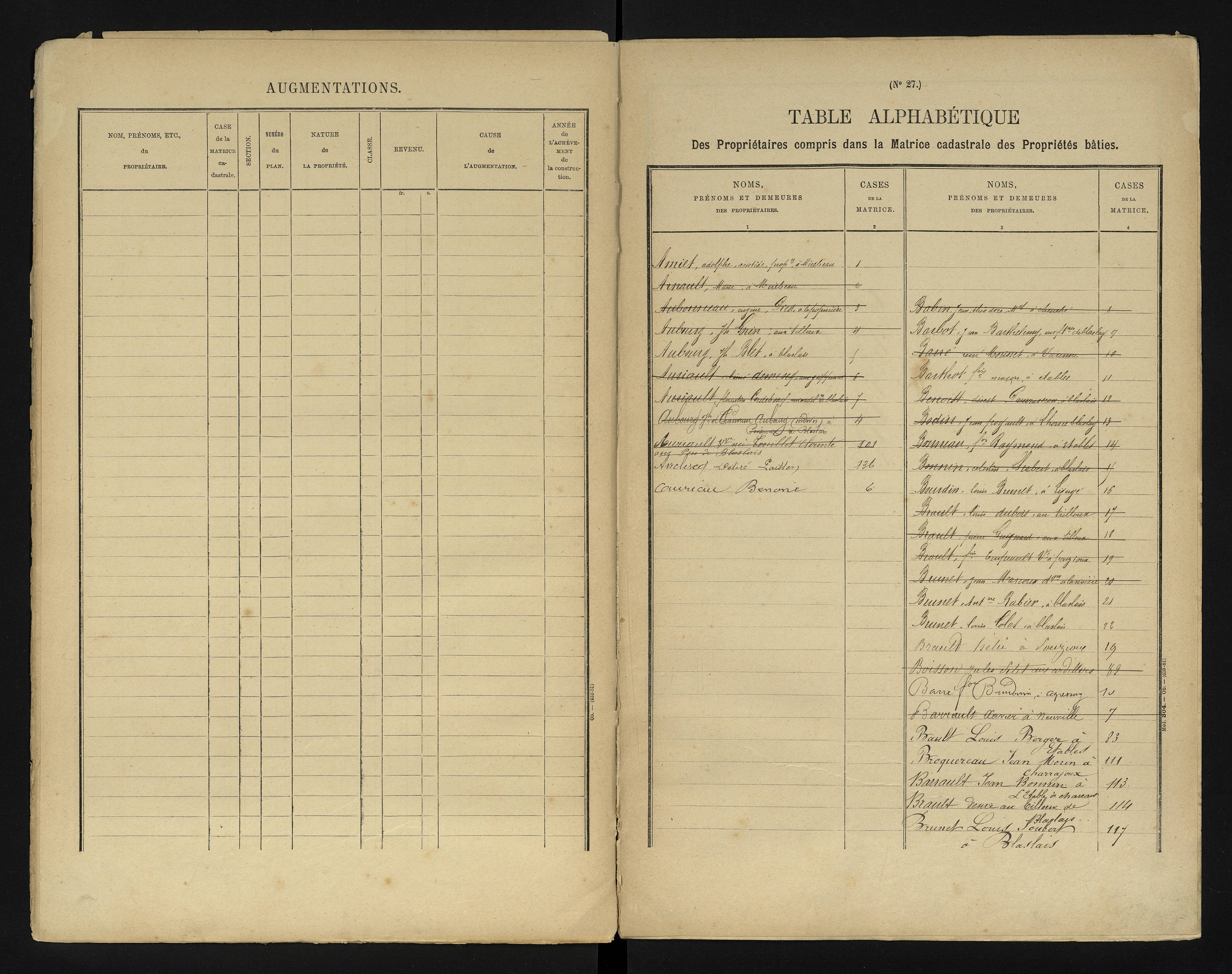 Blaslay - FRAD086_cadastre Cases 1-144 