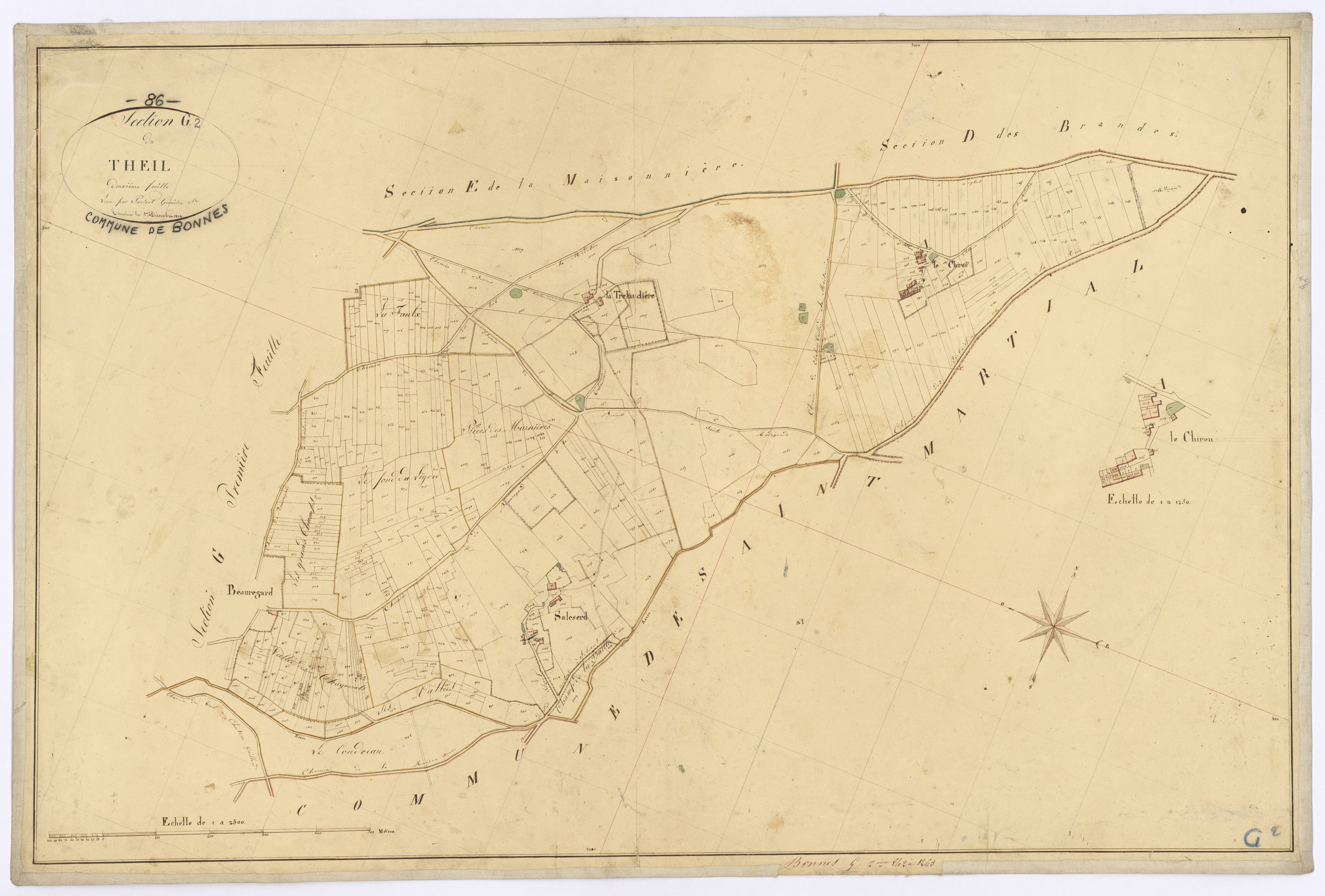 Bonnes - FRAD086_cadastre Plans 
