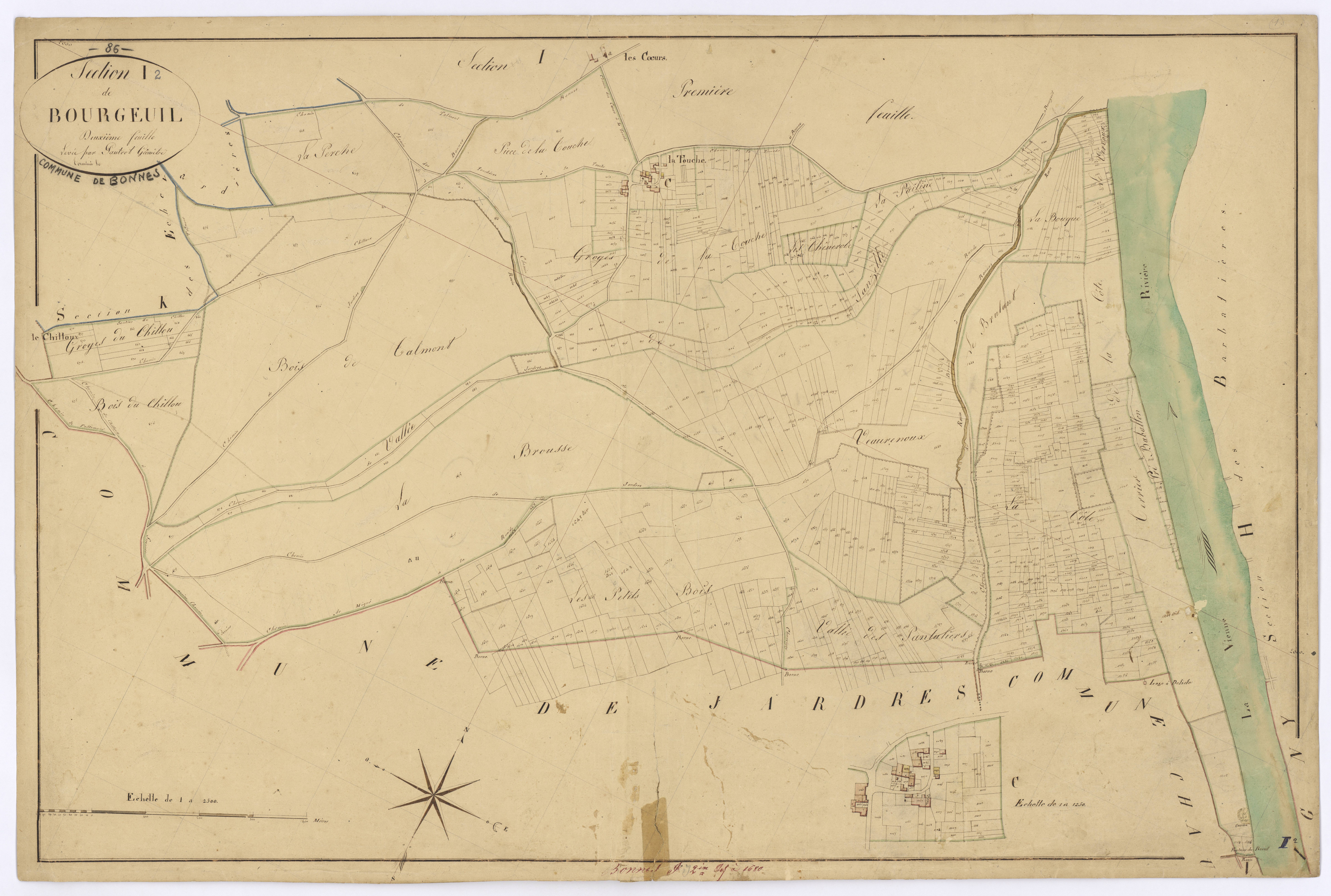Bonnes - FRAD086_cadastre Plans 