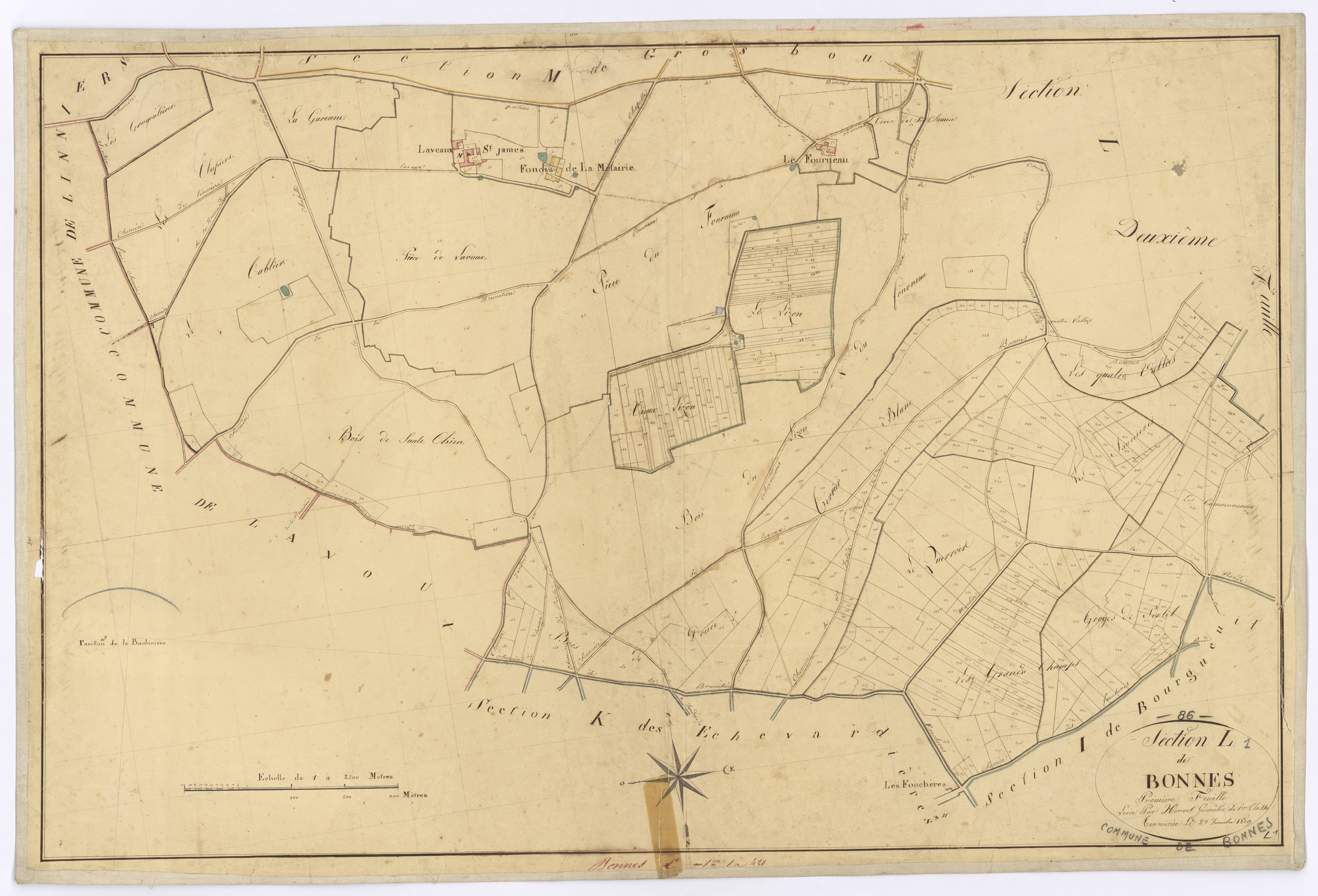 Bonnes - FRAD086_cadastre Plans 