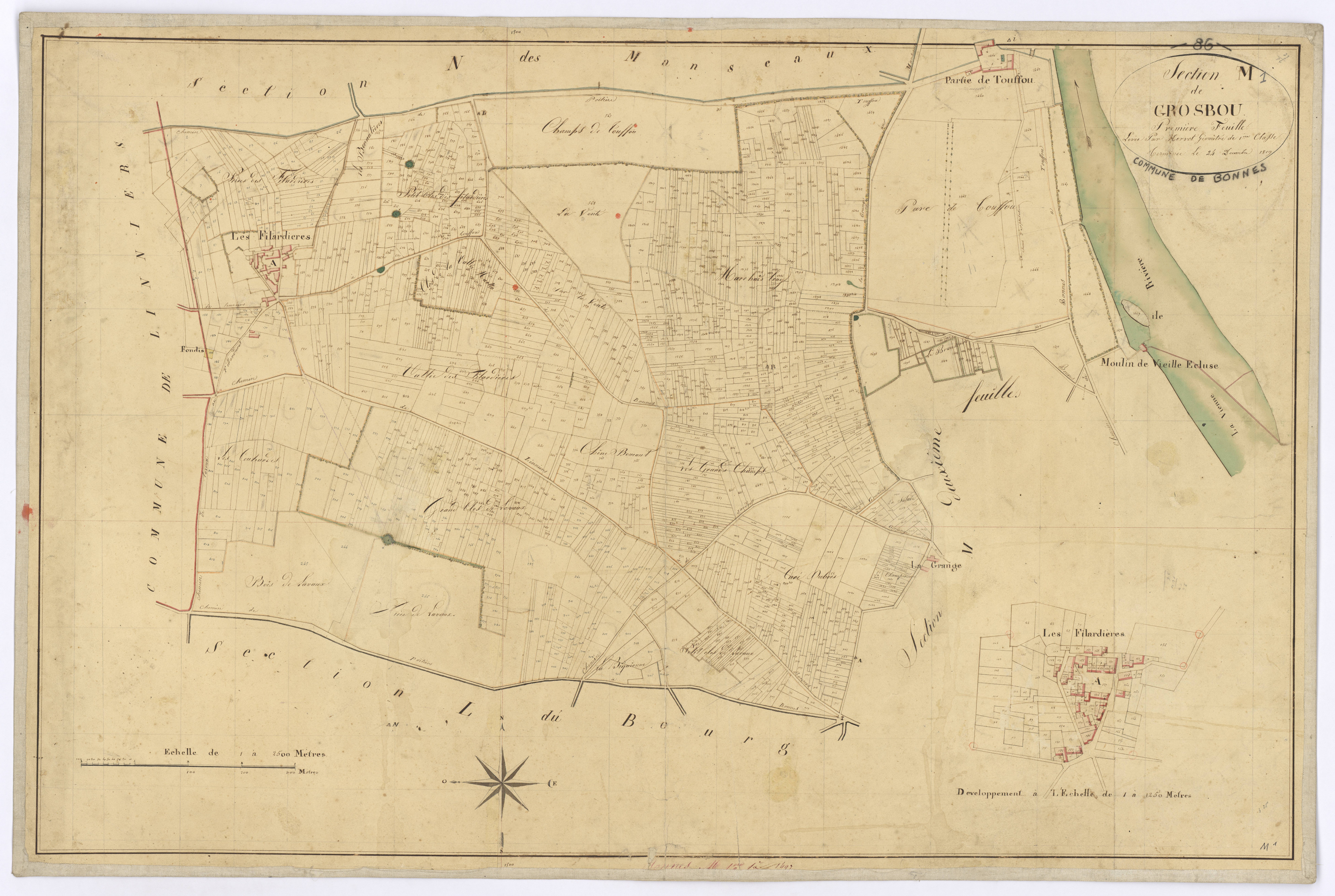 Bonnes - FRAD086_cadastre Plans 