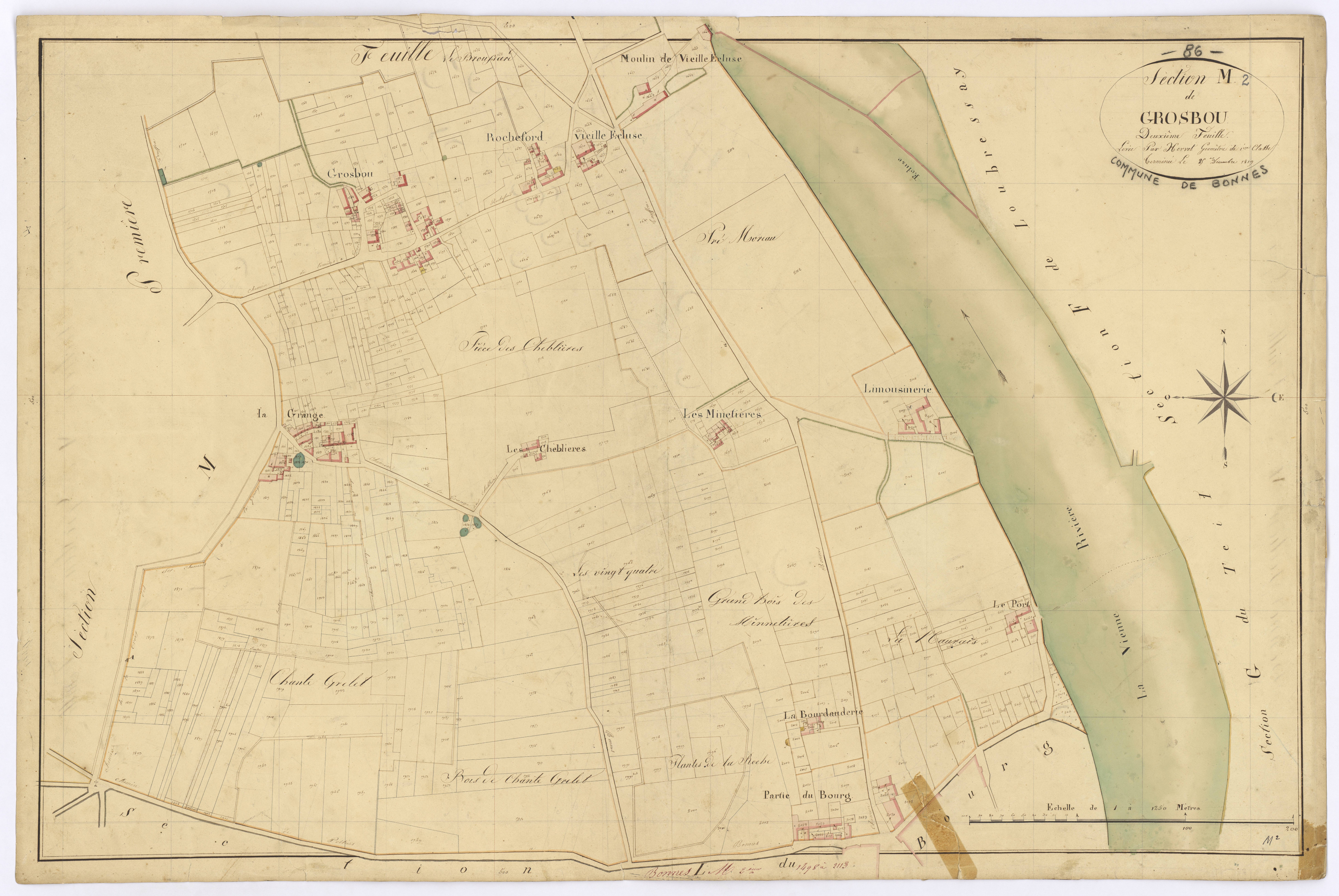 Bonnes - FRAD086_cadastre Plans 