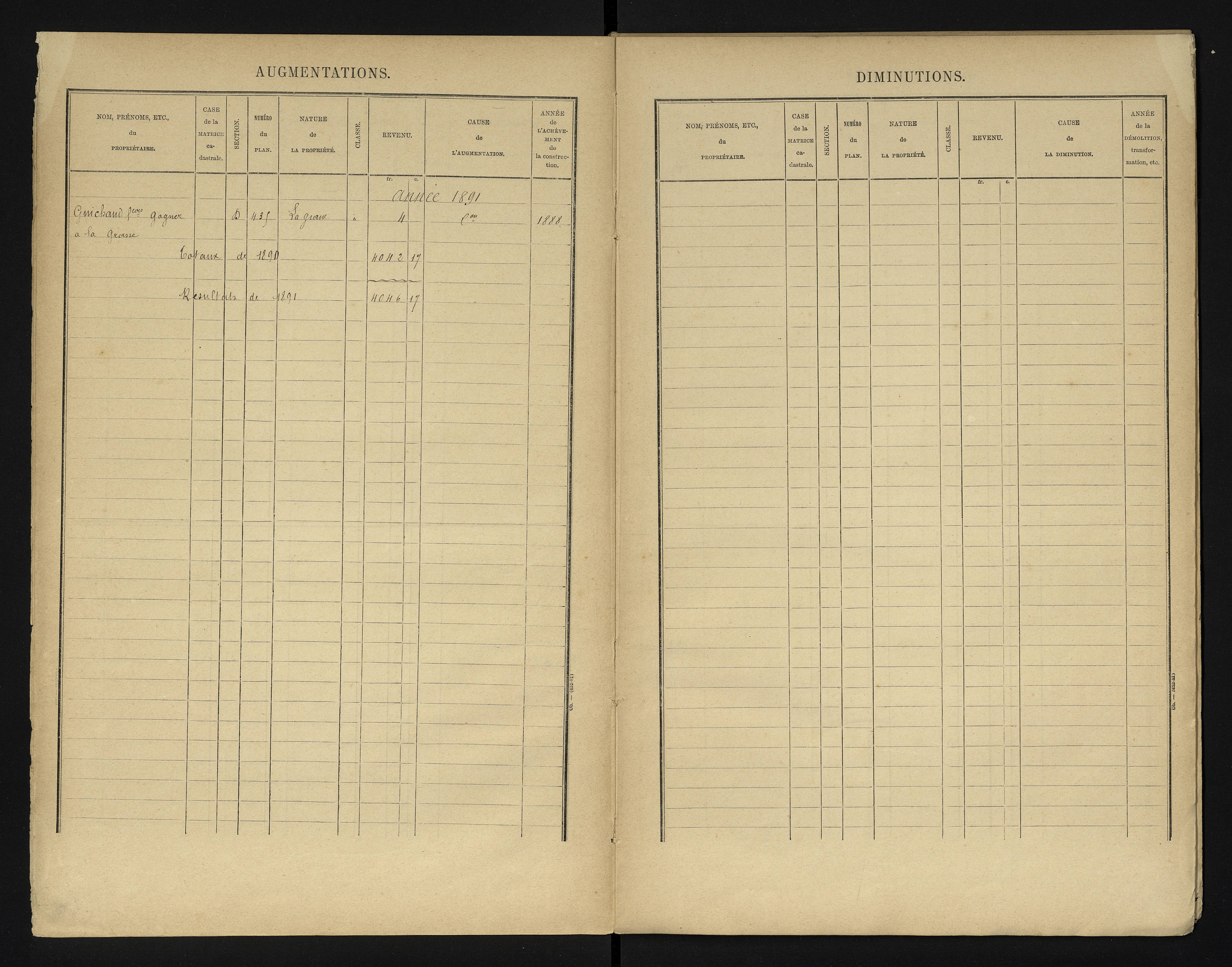 Bouresse - FRAD086_cadastre Cases 1-304 