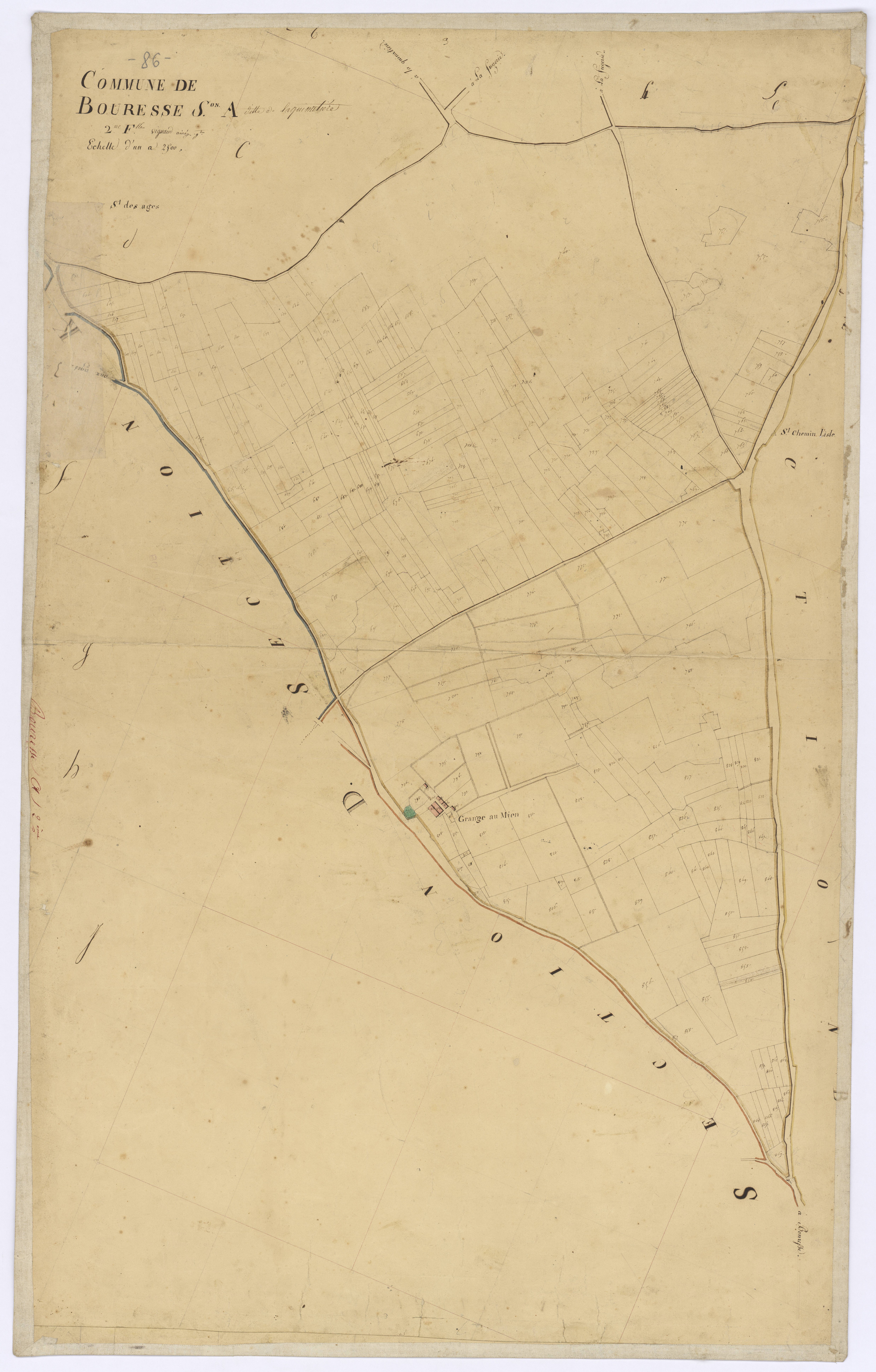 Bouresse - FRAD086_cadastre Plans 