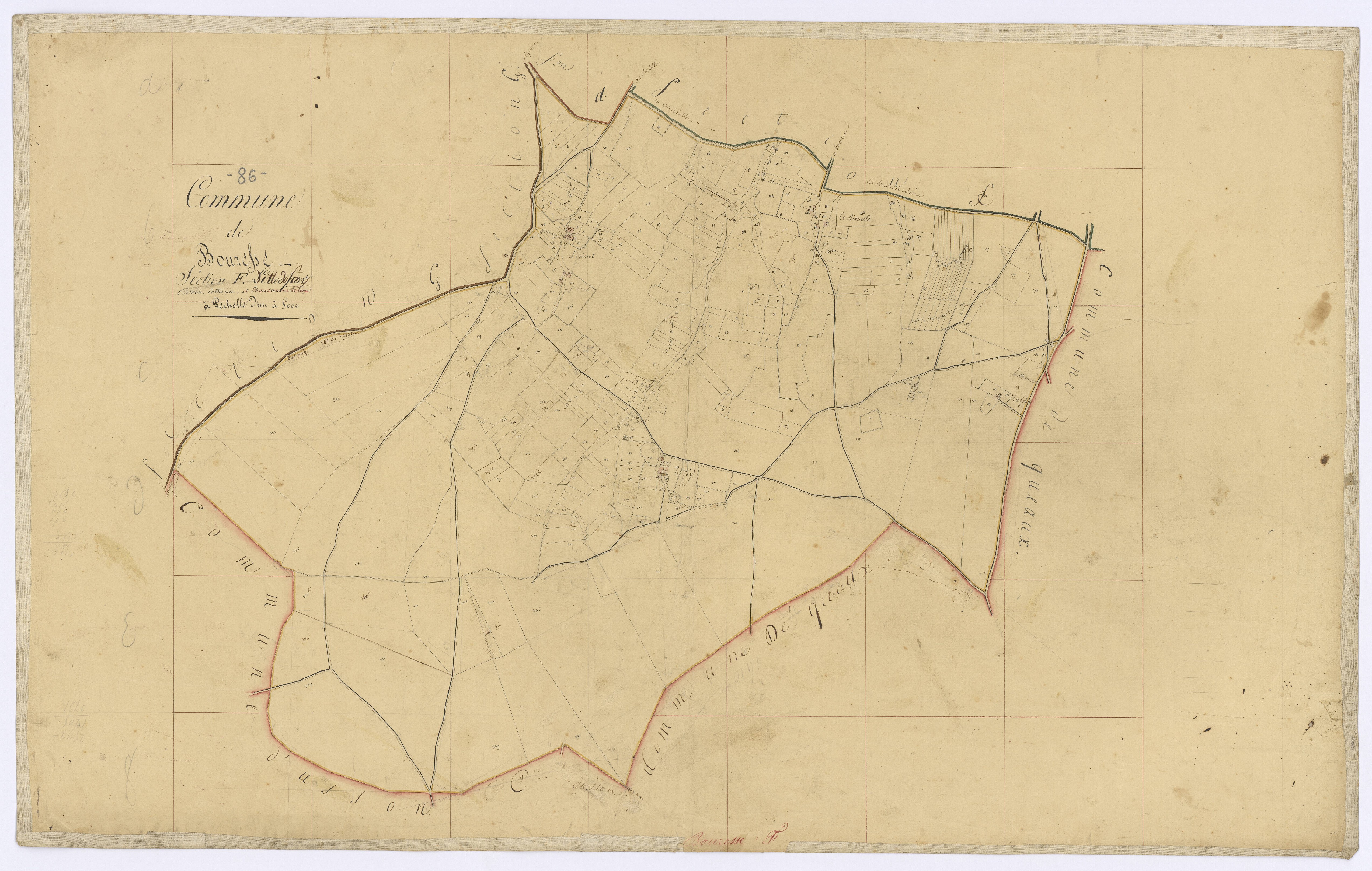 Bouresse - FRAD086_cadastre Plans 