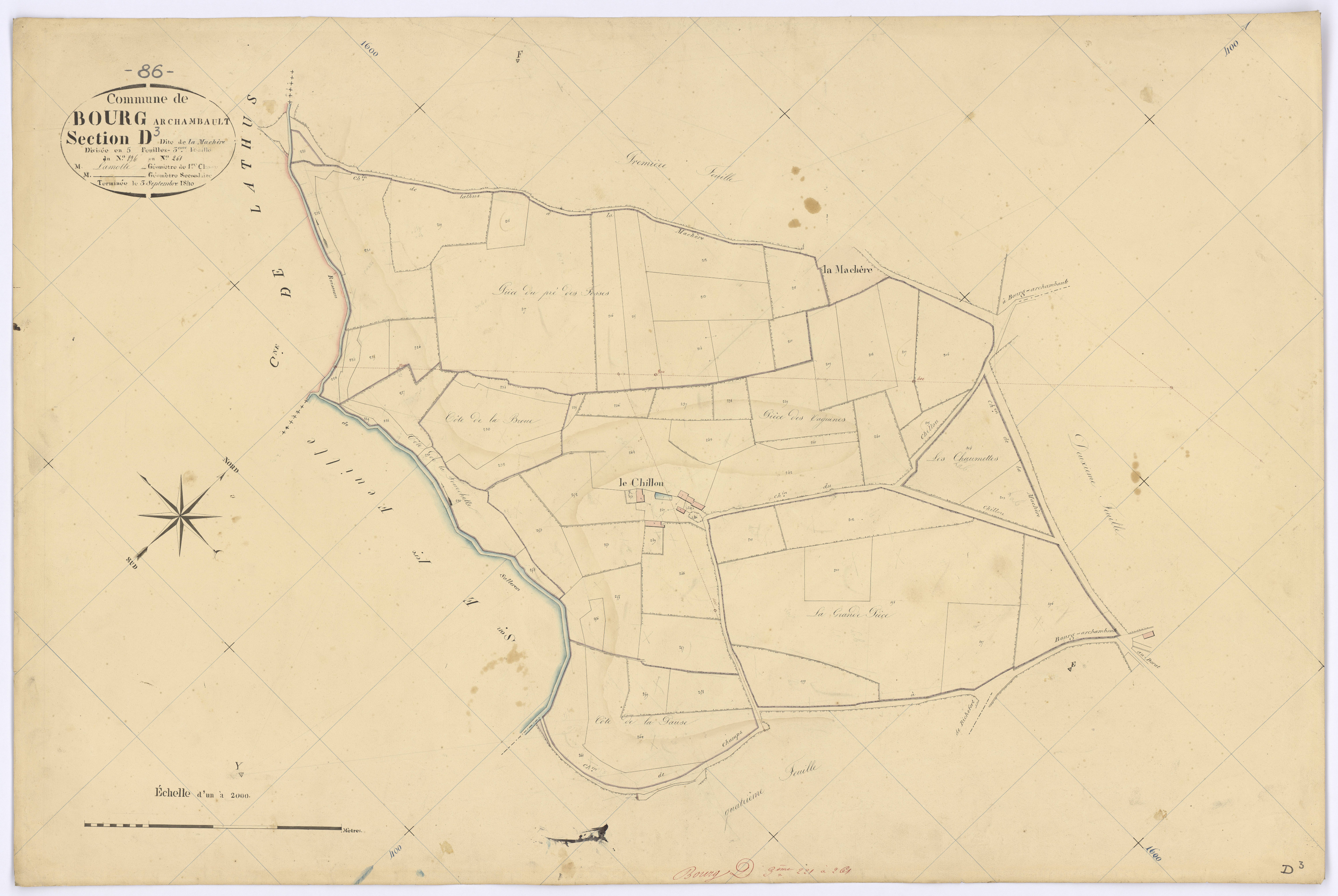 Bourg-Archambault - FRAD086_cadastre Plans 