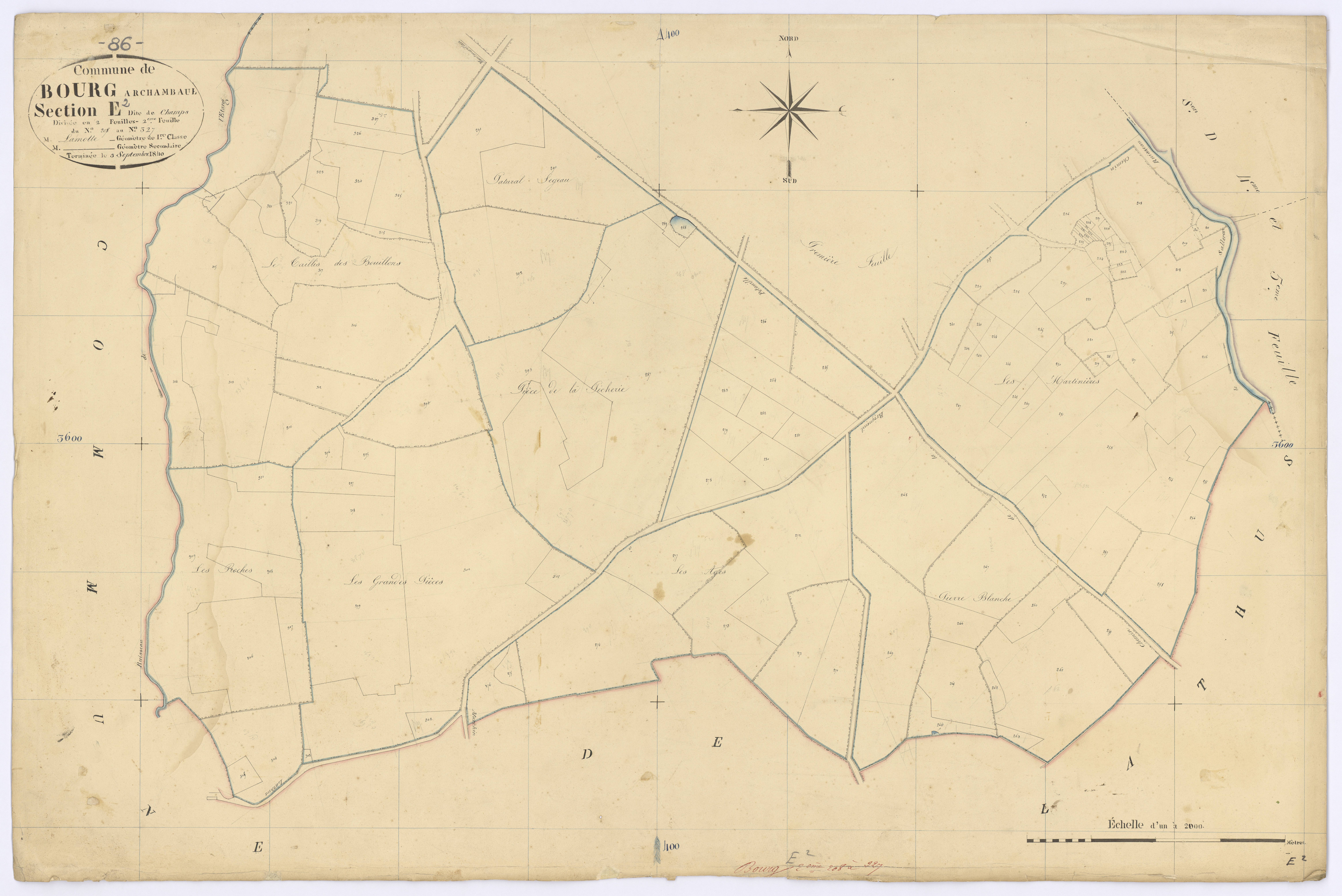 Bourg-Archambault - FRAD086_cadastre Plans 